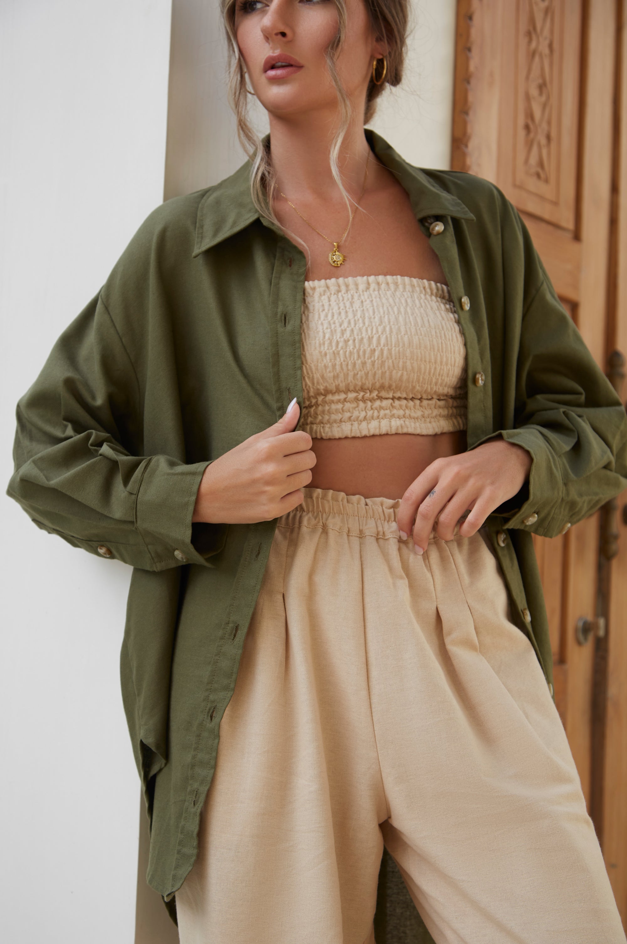 Romania Oversized Linen Shirt (Sale)-thumbmail-7