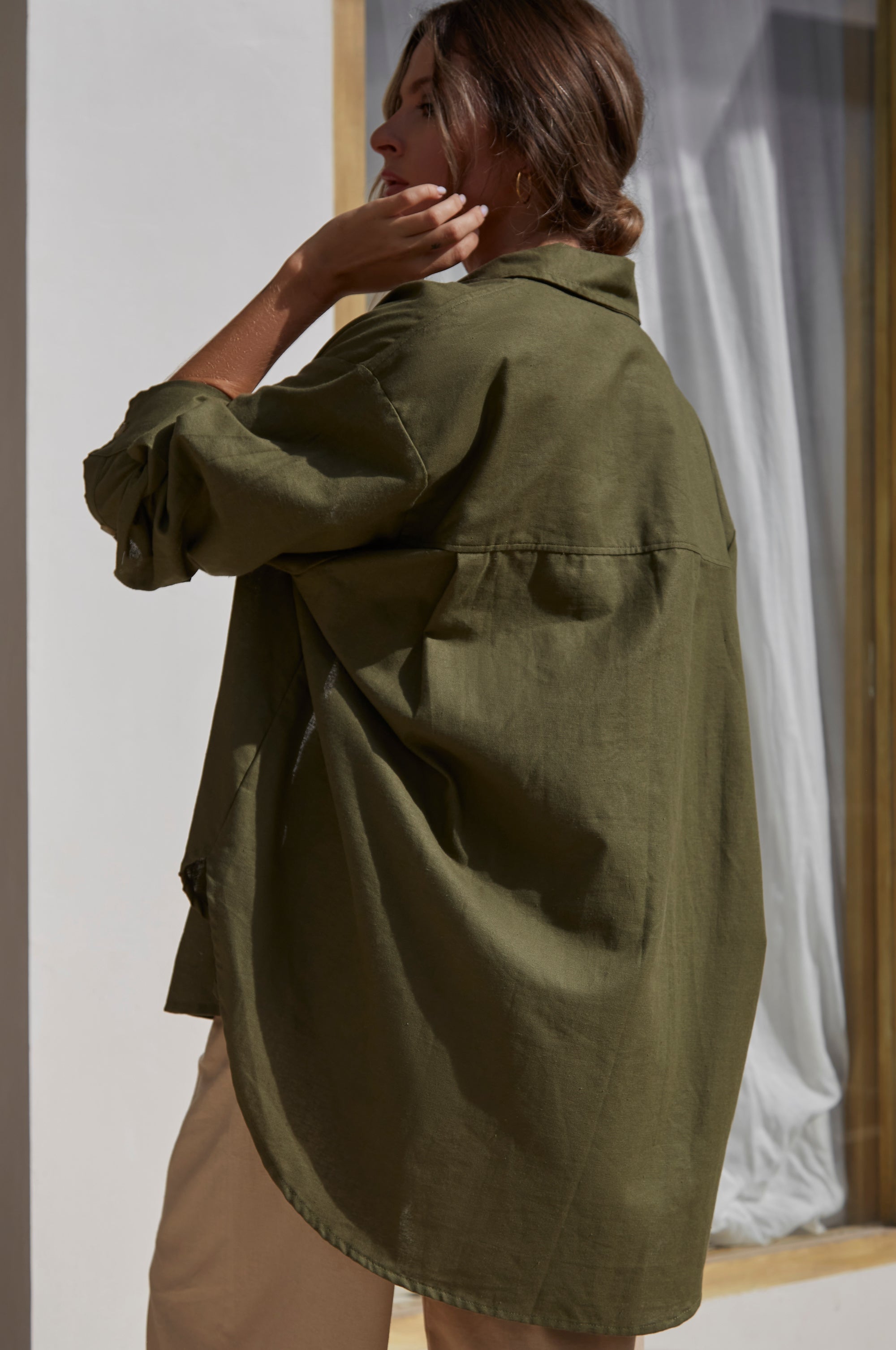 Romania Oversized Linen Shirt (Sale)-thumbmail-6