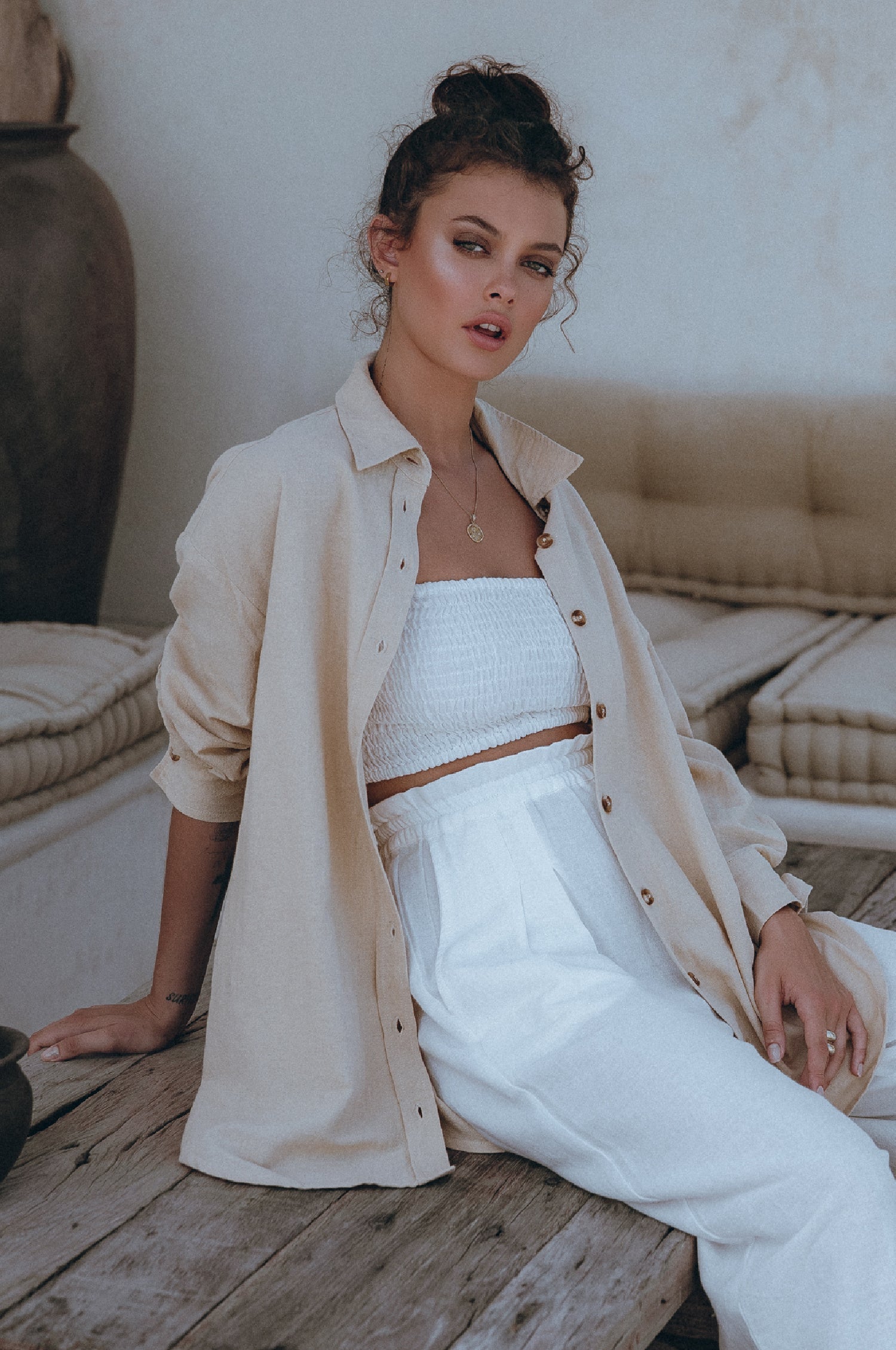 Romania Oversized Linen Shirt-thumbmail-6