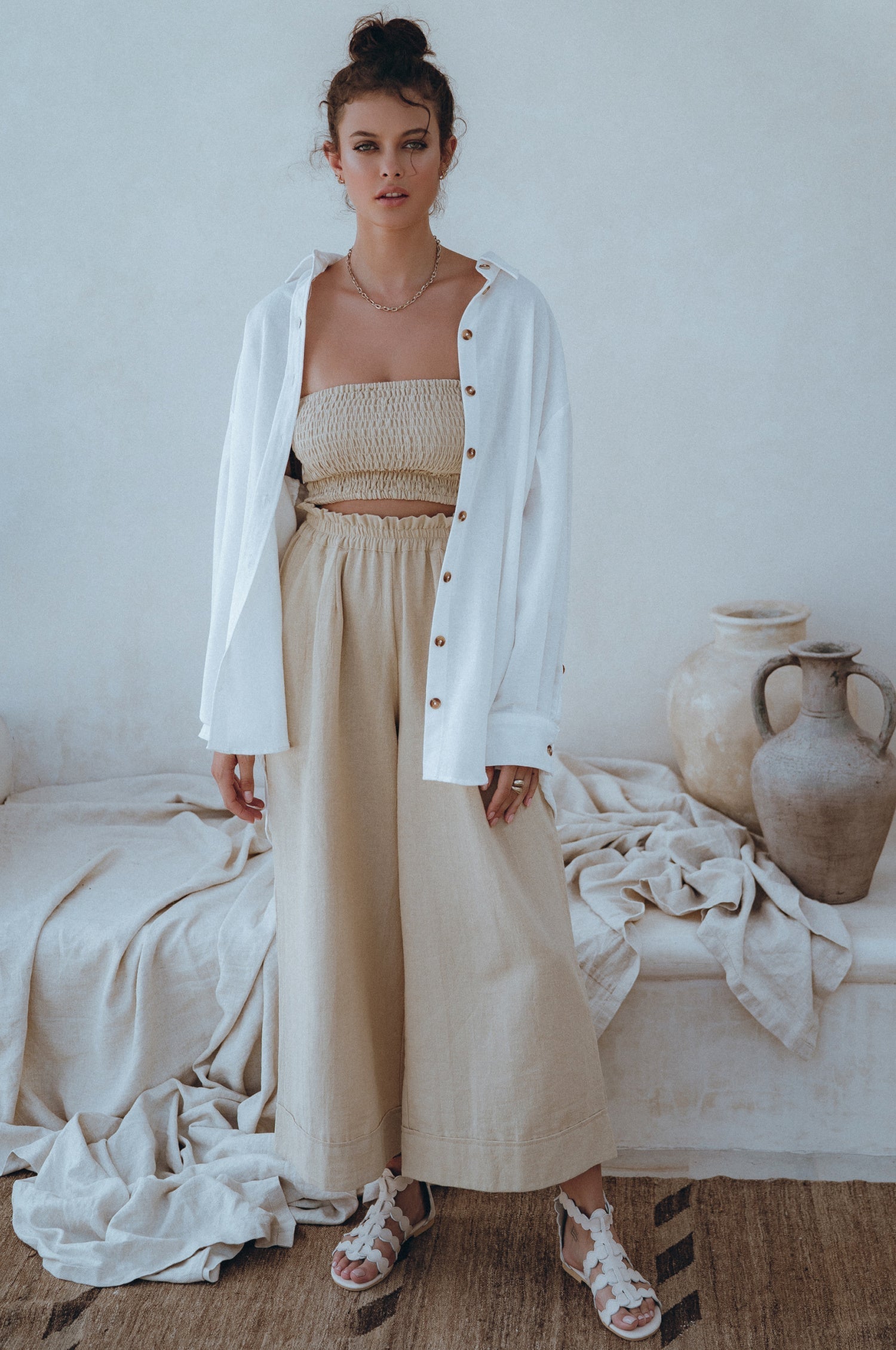 Romania Oversized Linen Shirt-thumbmail-5