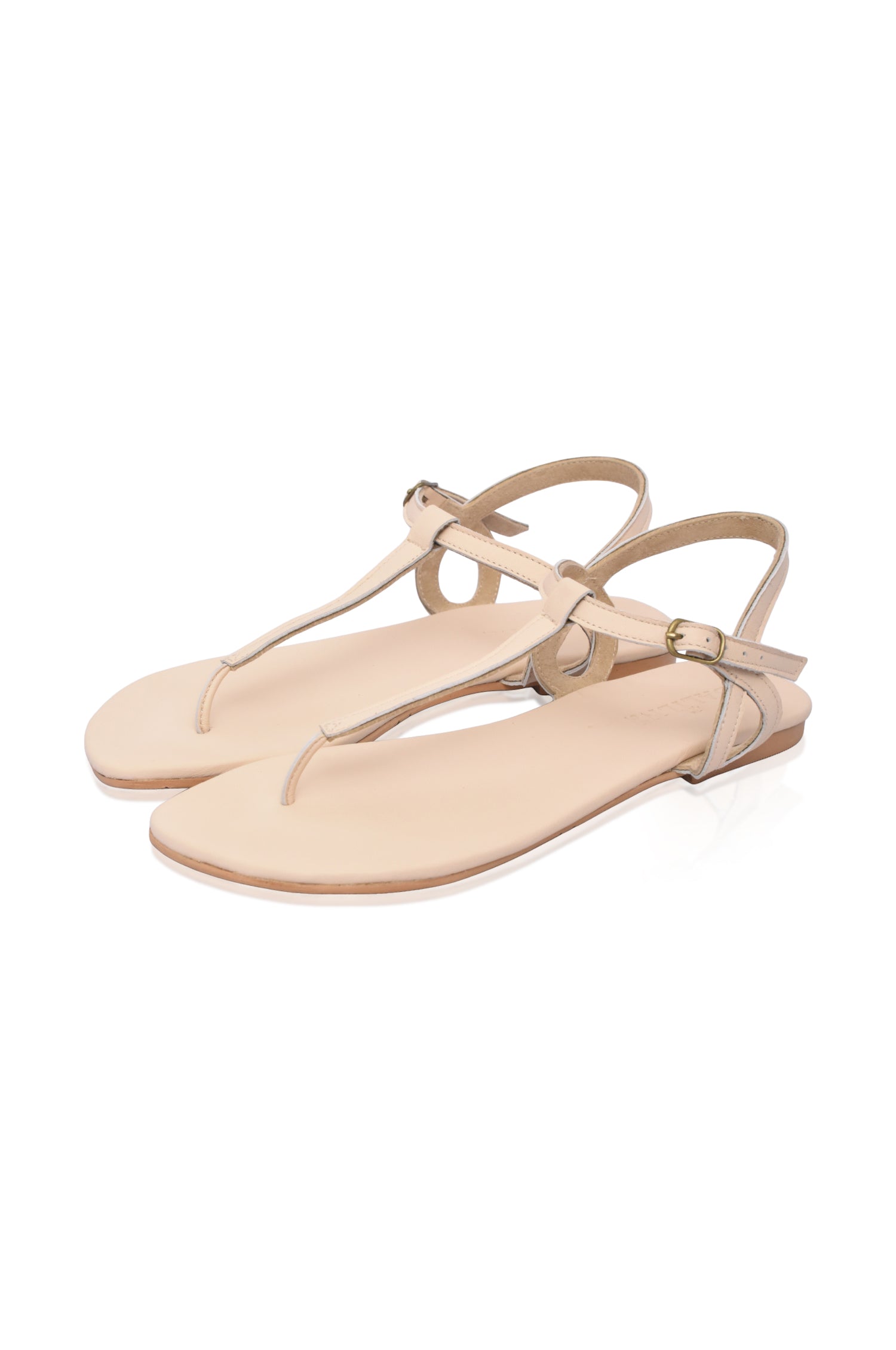 Rosalia T-Strap Leather Sandals-thumbmail-10
