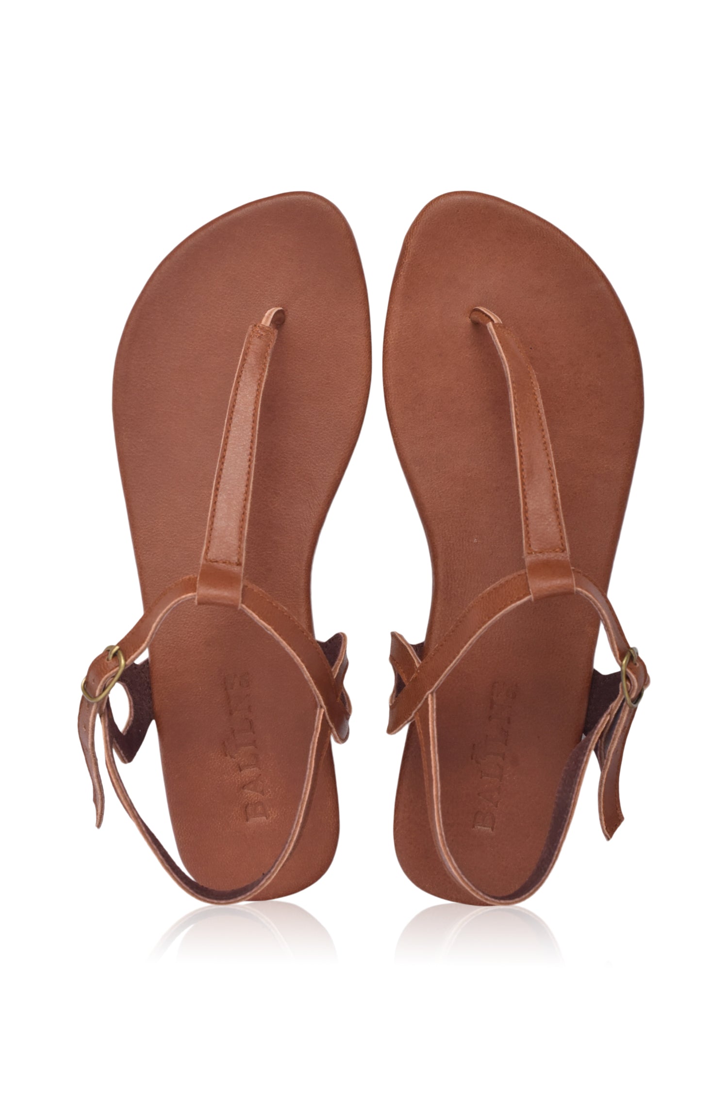 Rosalia T-Strap Leather Sandals-thumbmail-7