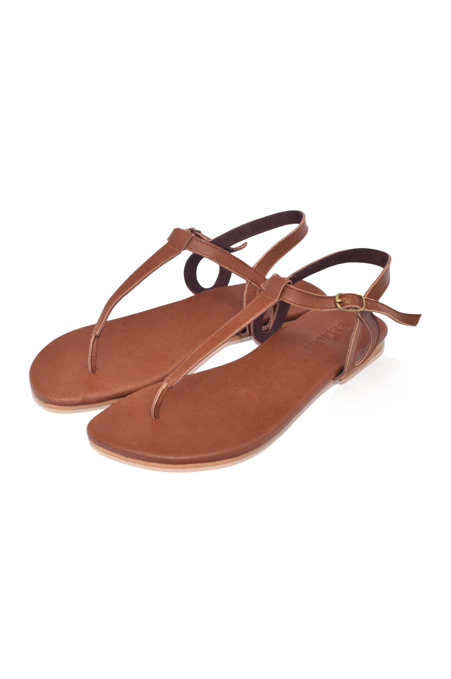 Rosalia T-Strap Leather Sandals-thumbmail-10