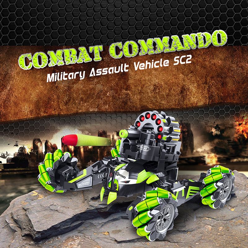Contixo SC2 Remote Control RC Military Assault Vehicle-thumbmail-2