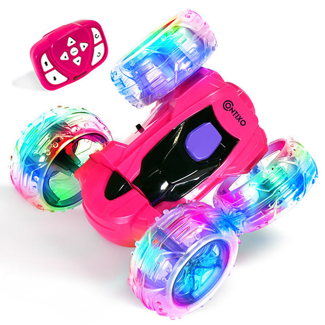 Contixo RC Stunt Car 4WD - 360 Spins, LED Lights-thumbmail-11