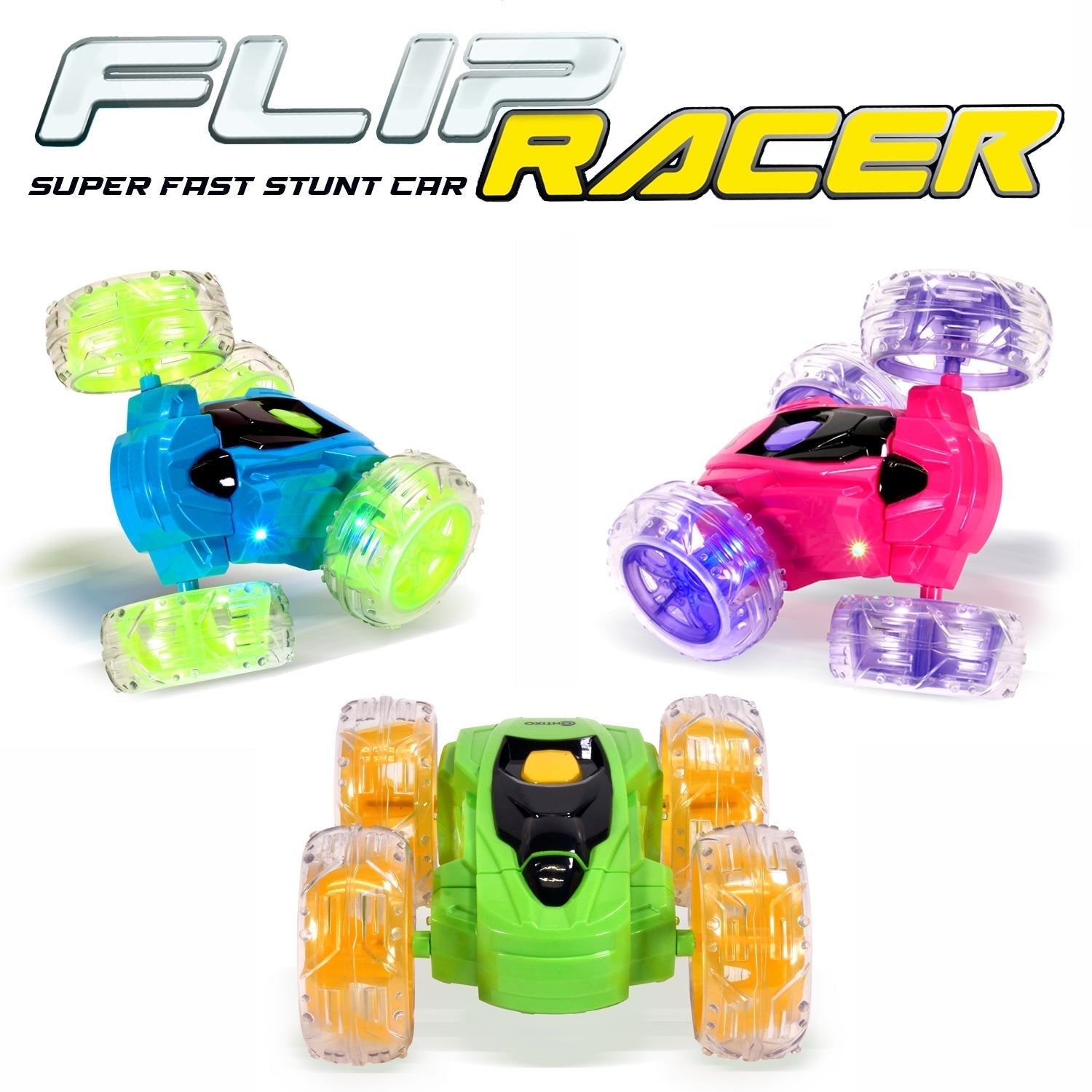 Contixo RC Stunt Car 4WD - 360 Spins, LED Lights-thumbmail-1