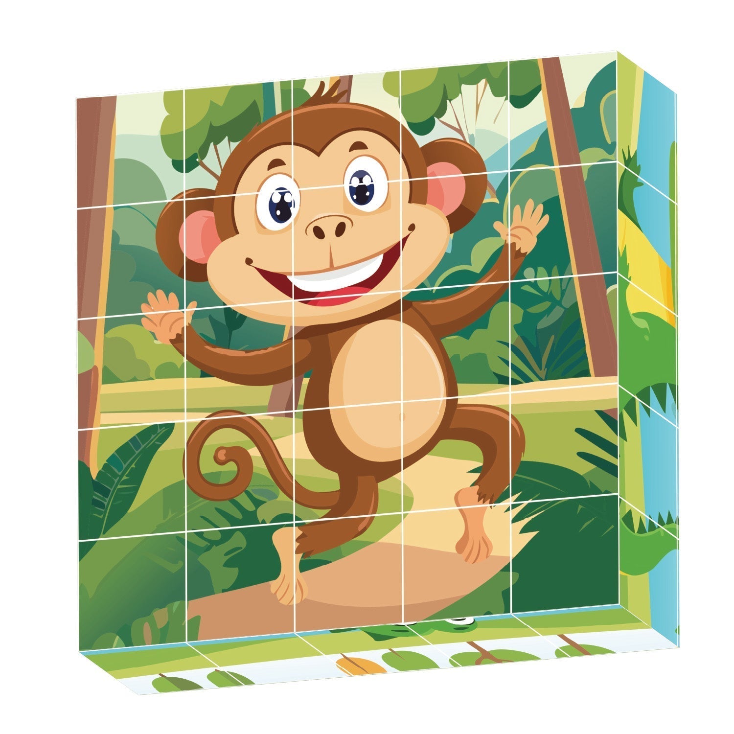Contixo ST10 25-Piece Magnetic Jungle Animal Puzzle Blocks – 6 Puzzles in One-thumbmail-4