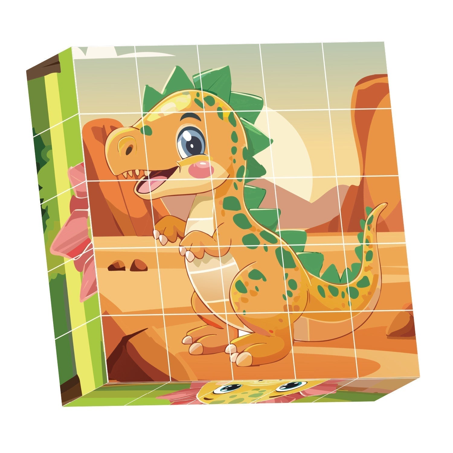 Contixo ST9 25-Piece Magnetic Dinosaur Puzzle Blocks – 6 Puzzles in One-thumbmail-2