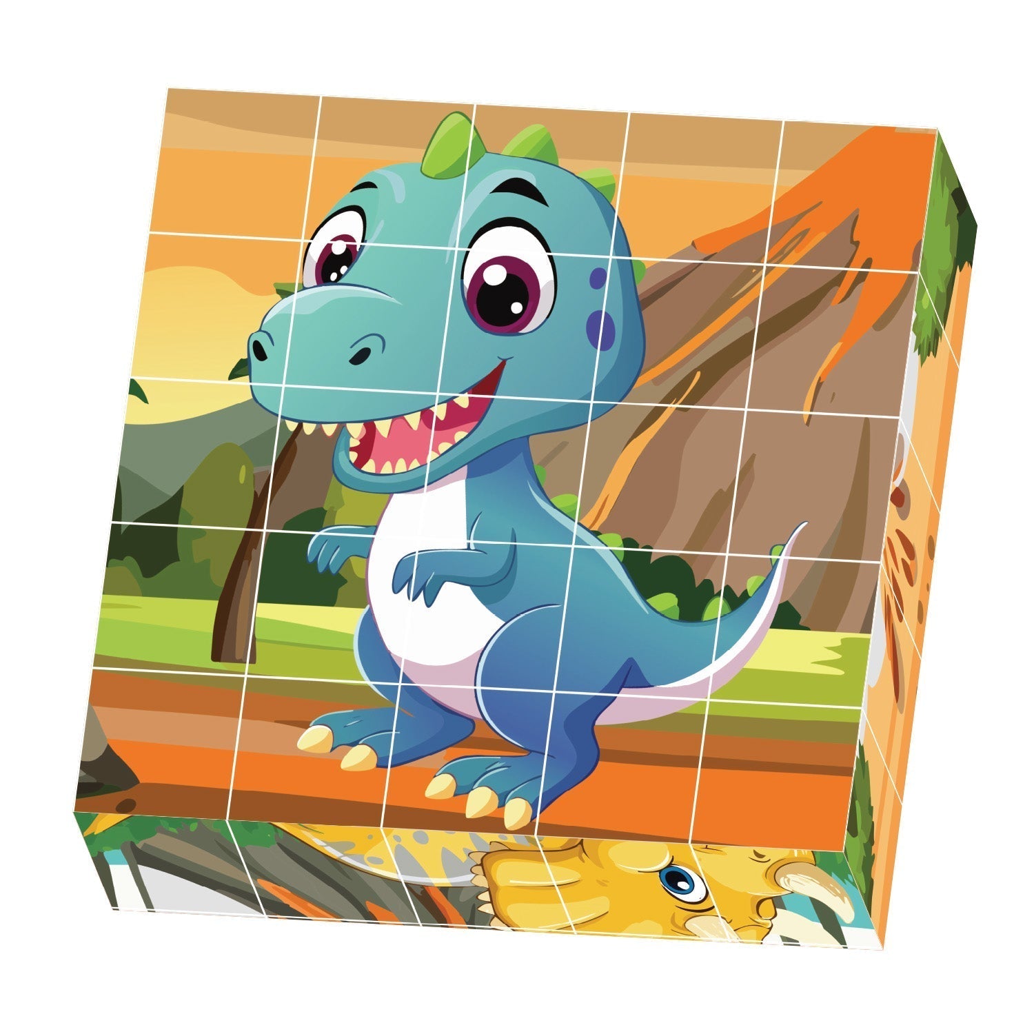 Contixo ST9 25-Piece Magnetic Dinosaur Puzzle Blocks – 6 Puzzles in One-thumbmail-4