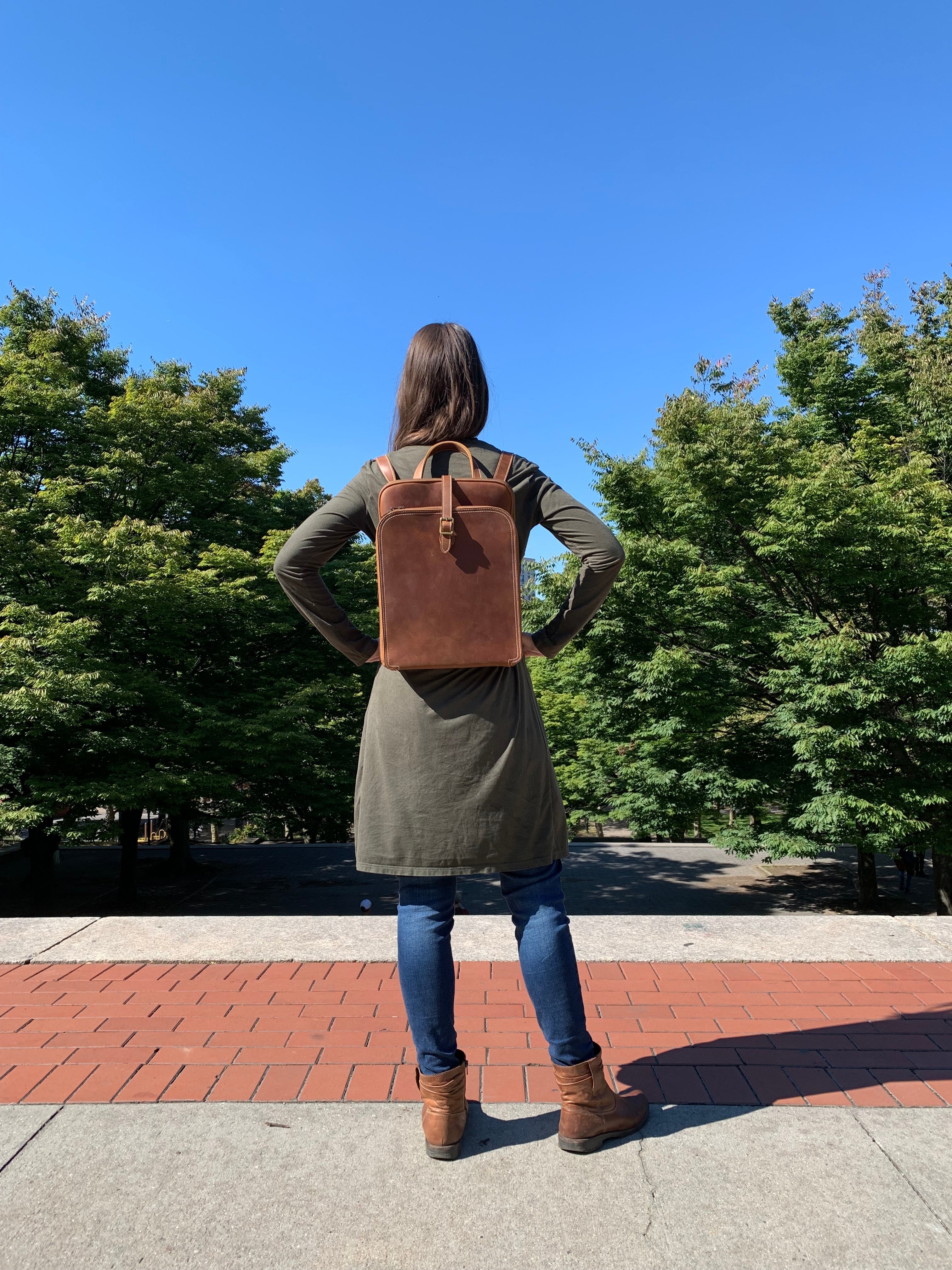 Sachi Leather Backpack  | Small Women's Leather Backpack-thumbmail-5