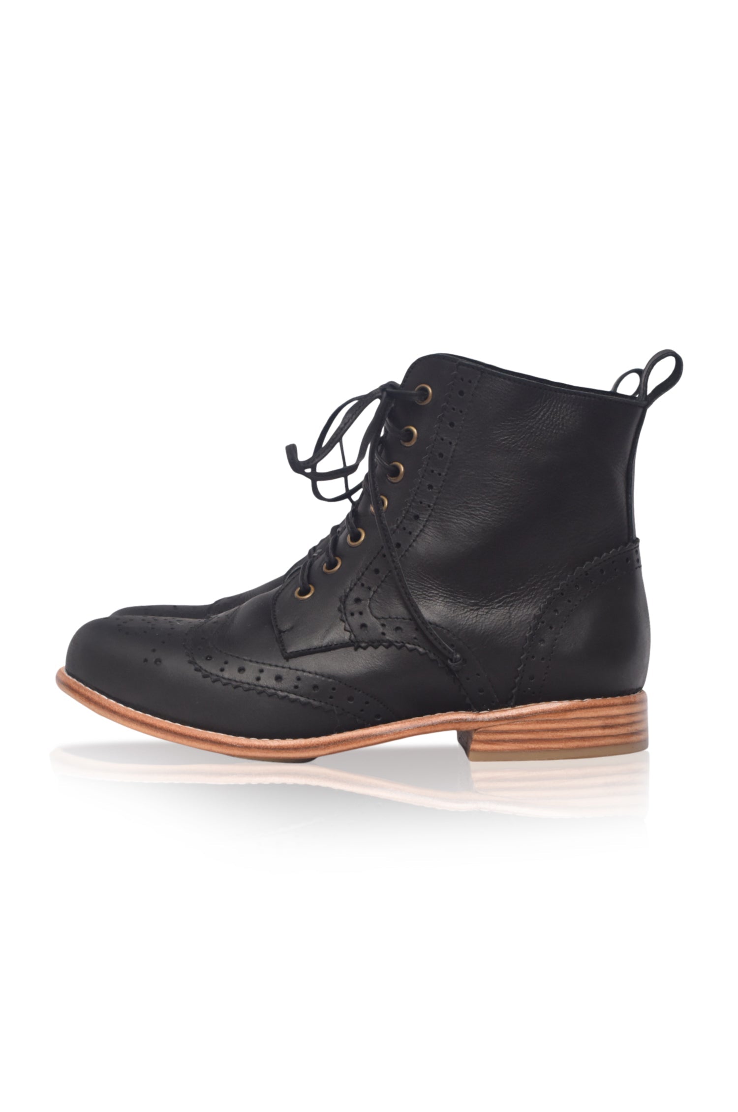 Salstice Brogue Leather Boots-thumbmail-2