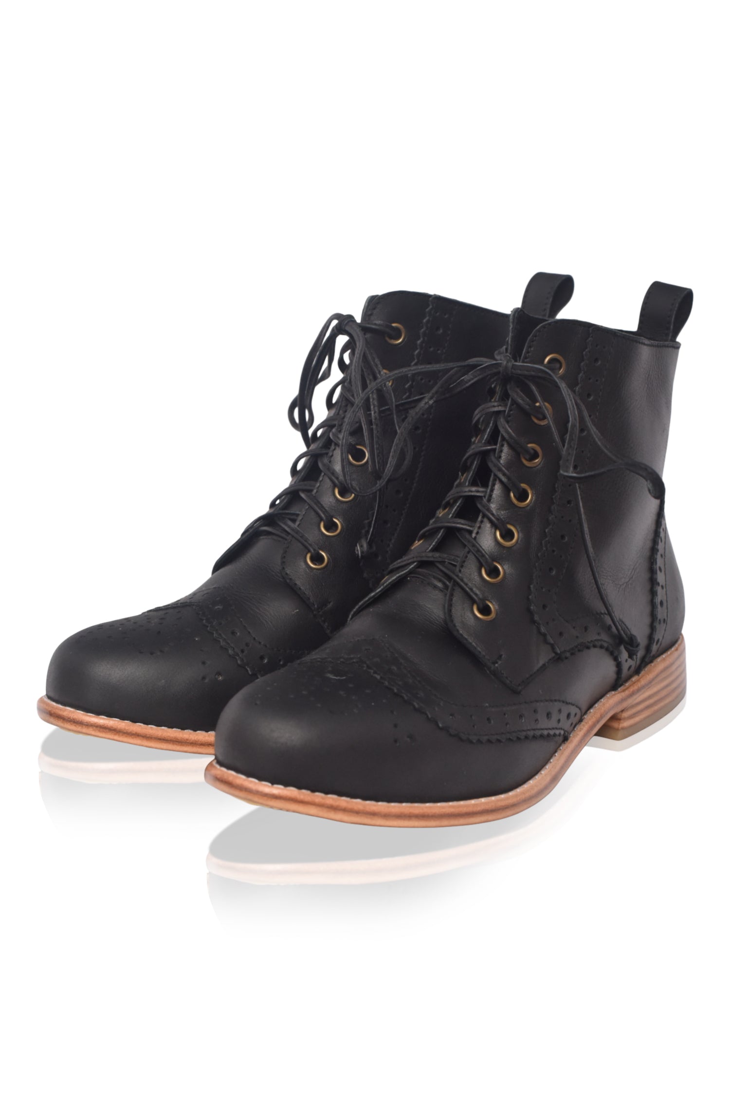 Salstice Brogue Leather Boots-thumbmail-5