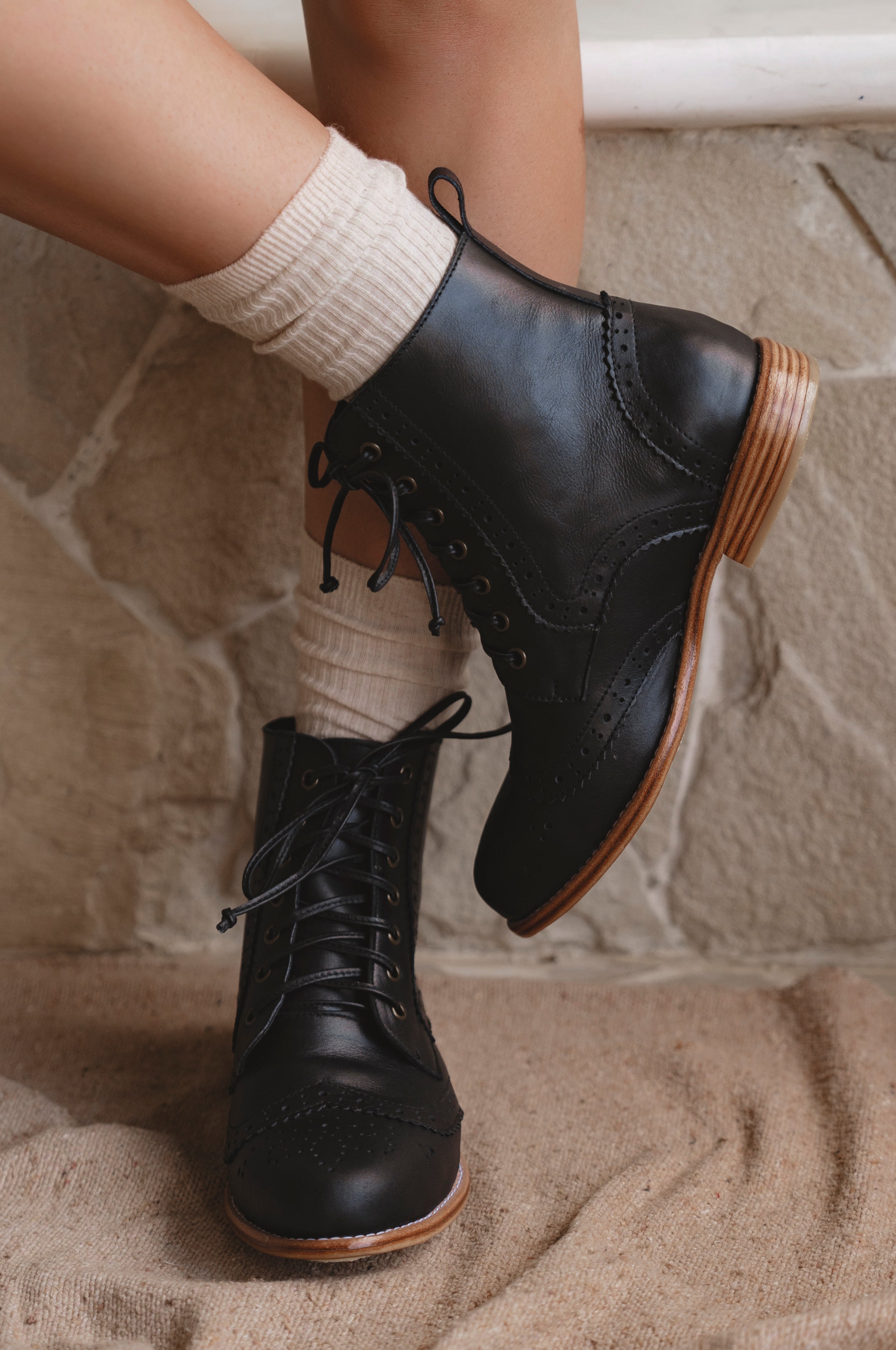 Salstice Brogue Leather Boots-thumbmail-7