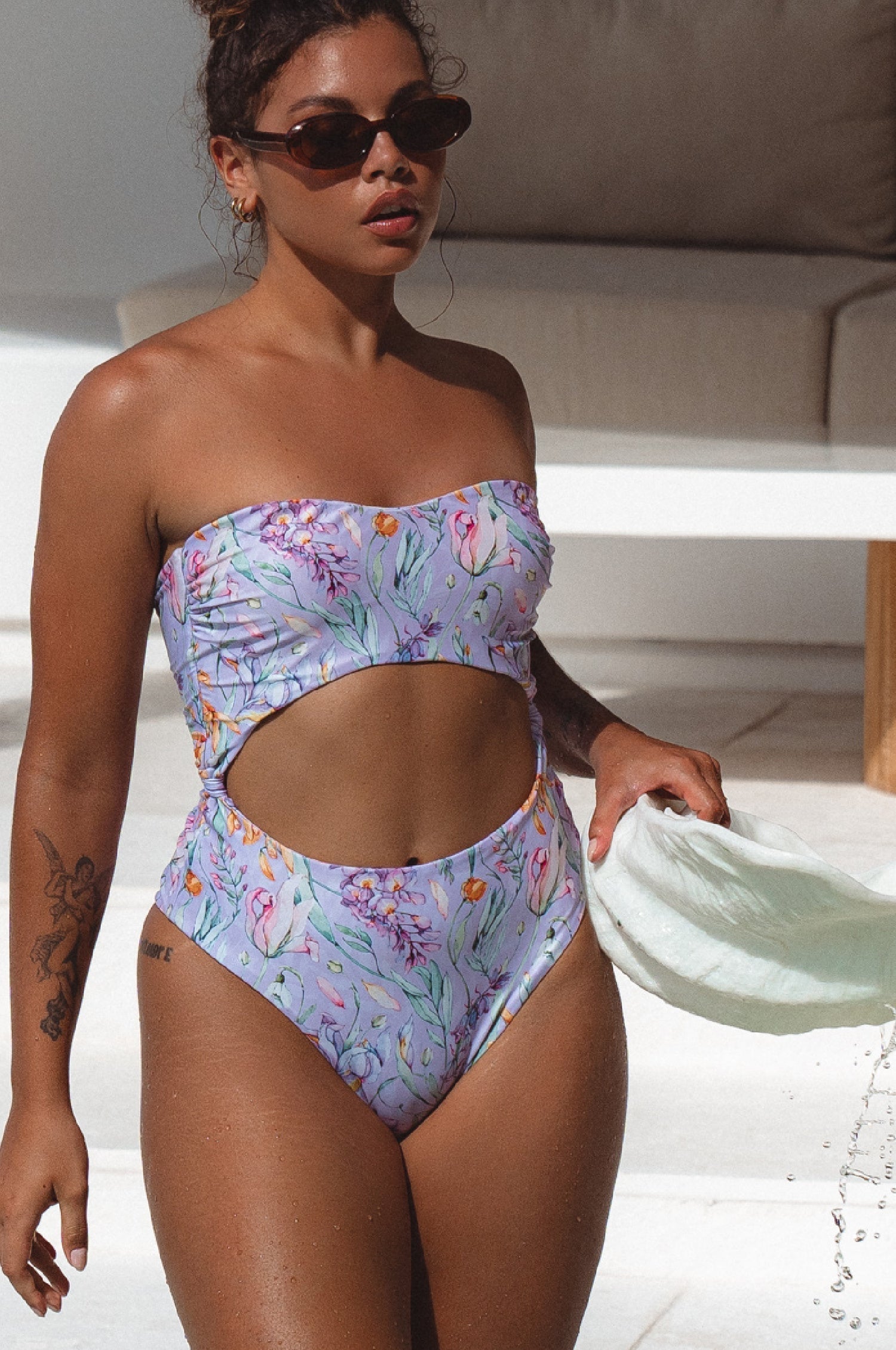San Leo One Piece Cut-Out Swimsuit-thumbmail-3