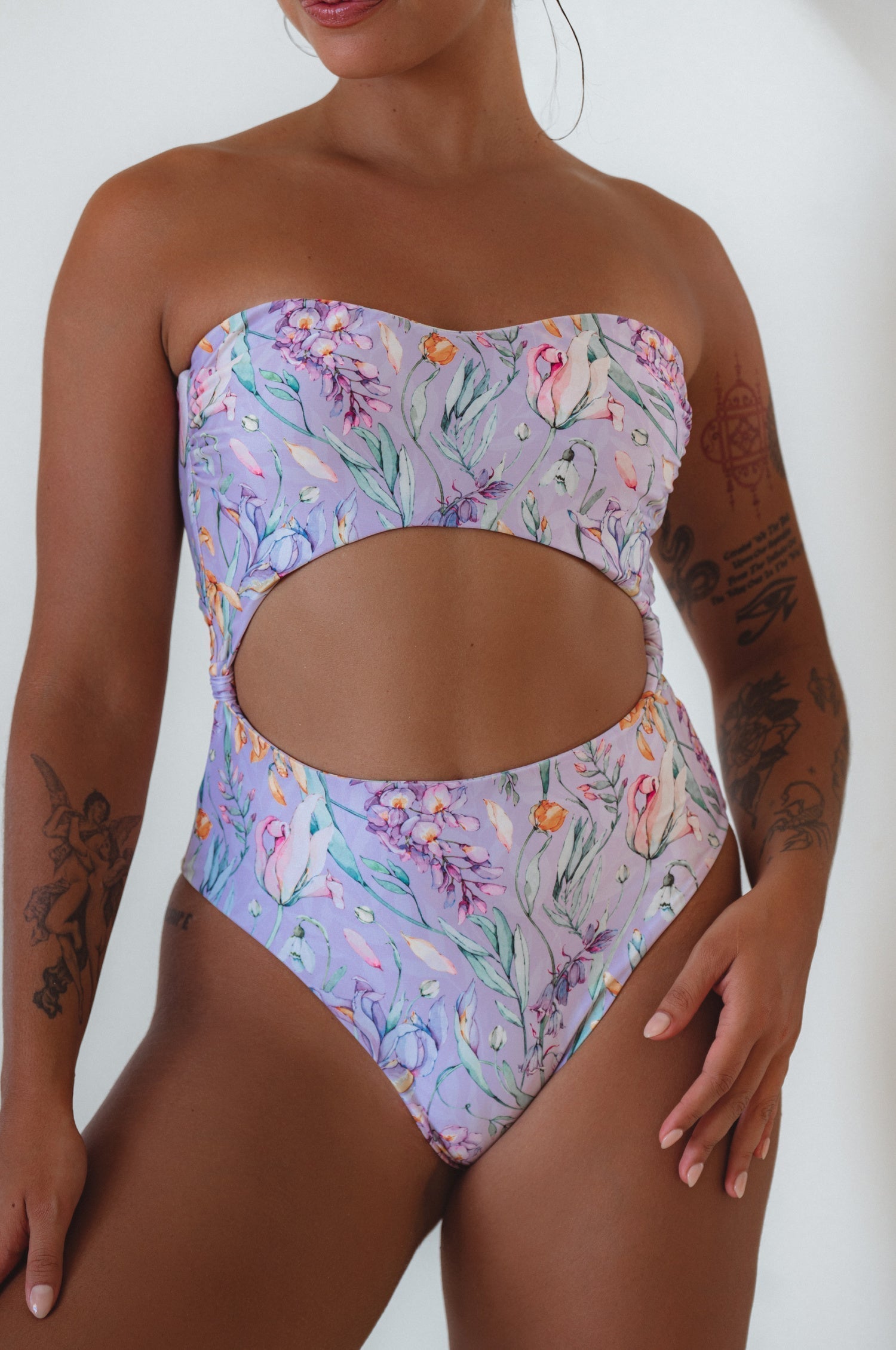 San Leo One Piece Cut-Out Swimsuit-thumbmail-5