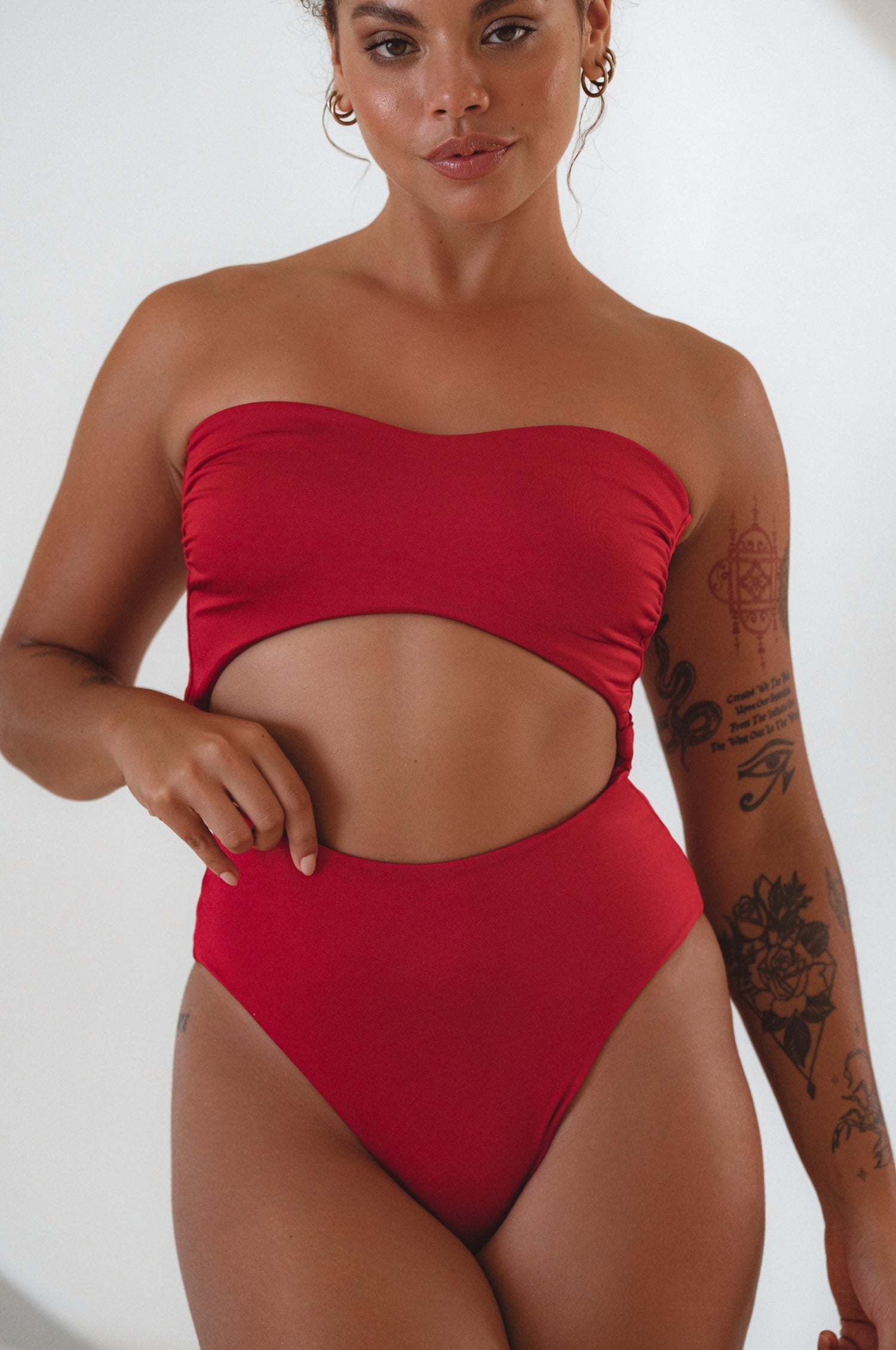 San Leo One Piece Cut-Out Swimsuit-thumbmail-4