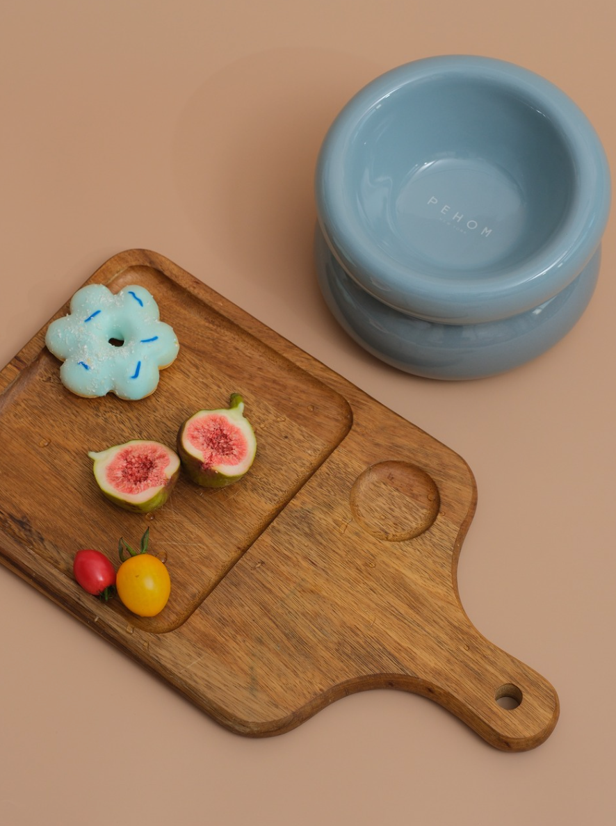 Soufflé Pet Bowl - Frozen Blue-thumbmail-4