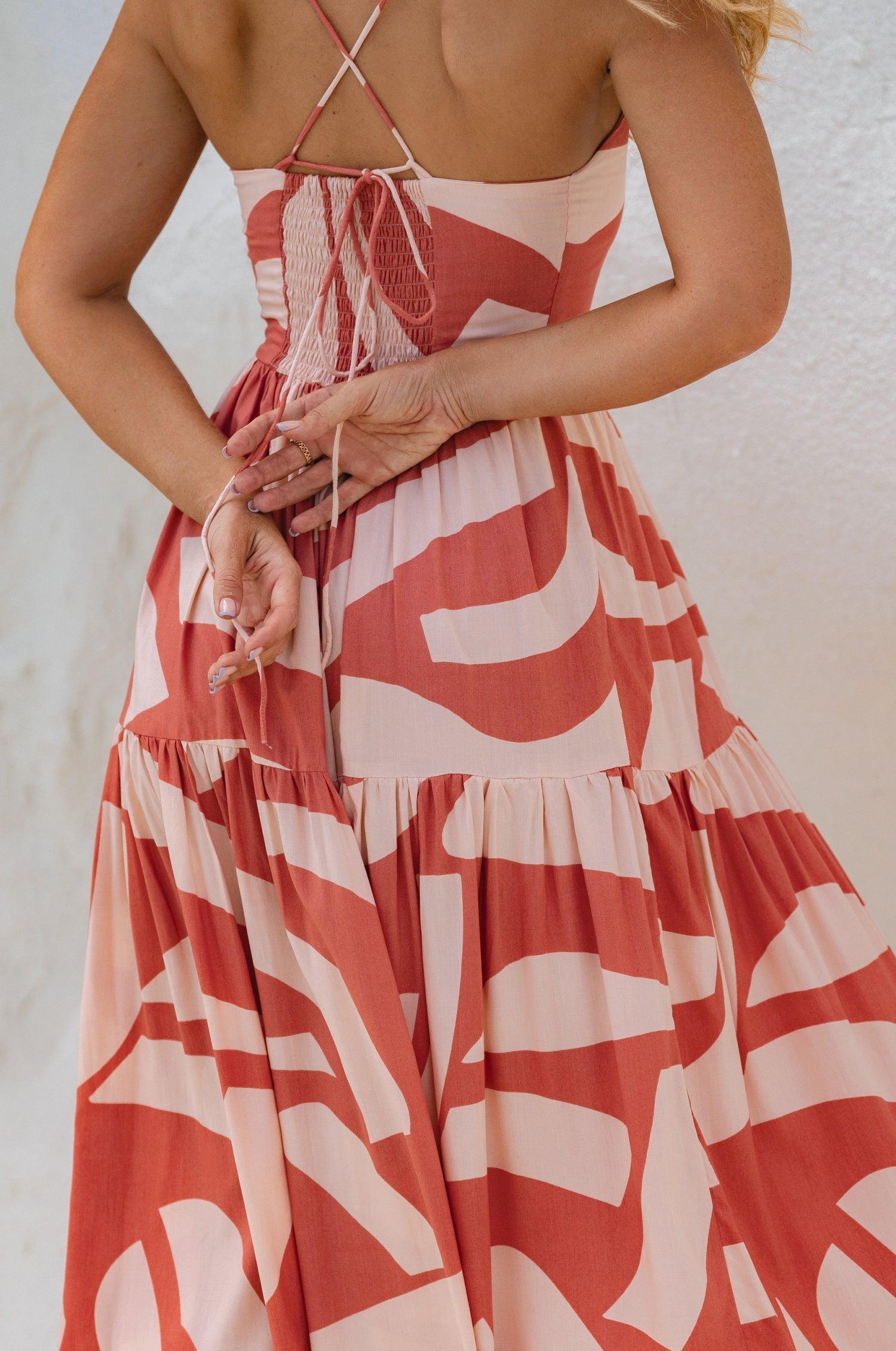 Sea Dreamer Strappy Midi Dress-thumbmail-1