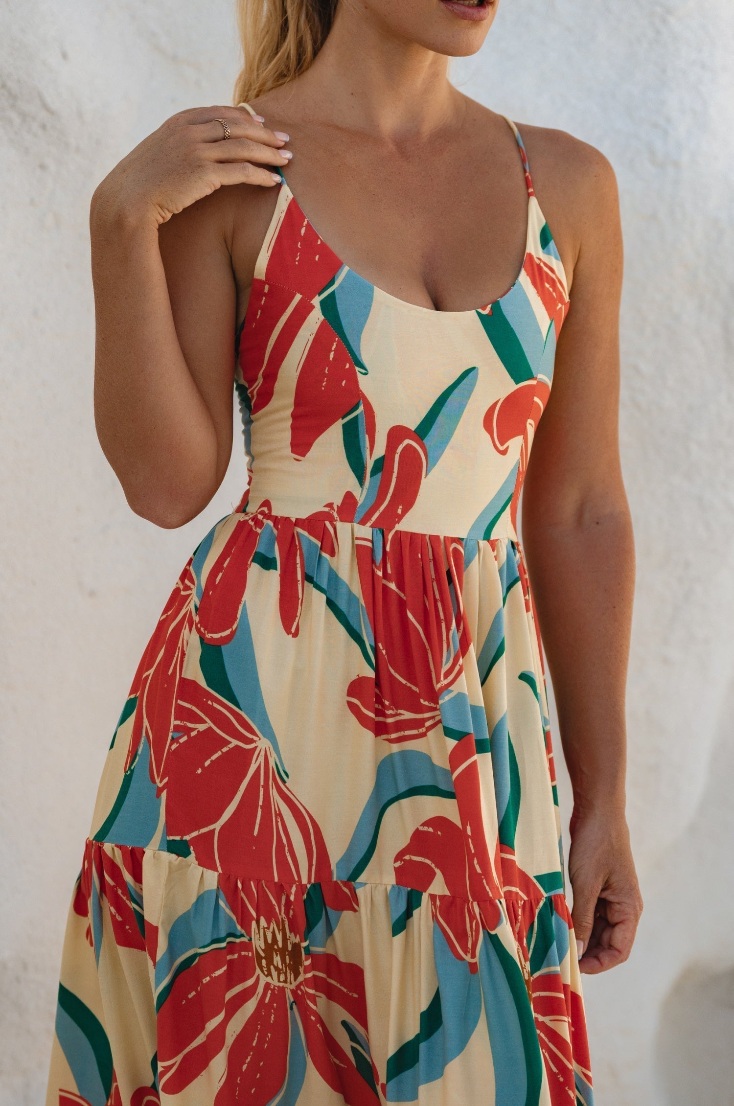 Sea Dreamer Strappy Midi Dress-thumbmail-6