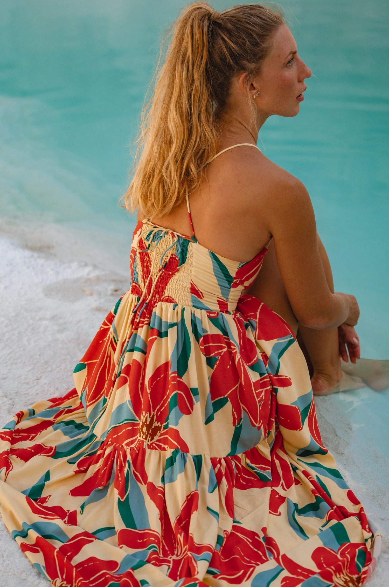 Sea Dreamer Strappy Midi Dress-thumbmail-3