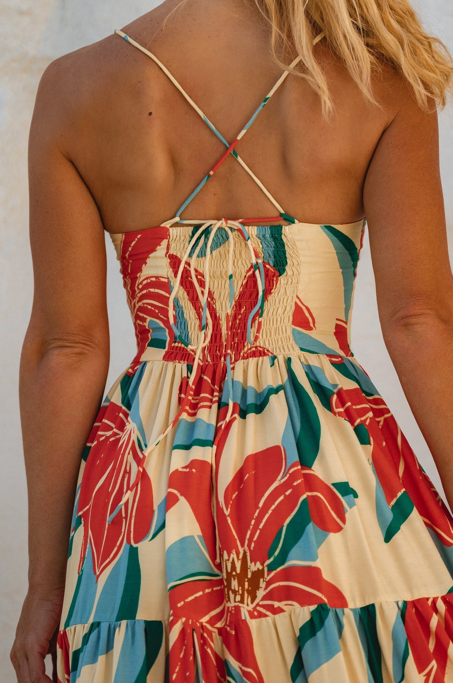 Sea Dreamer Strappy Midi Dress-thumbmail-2