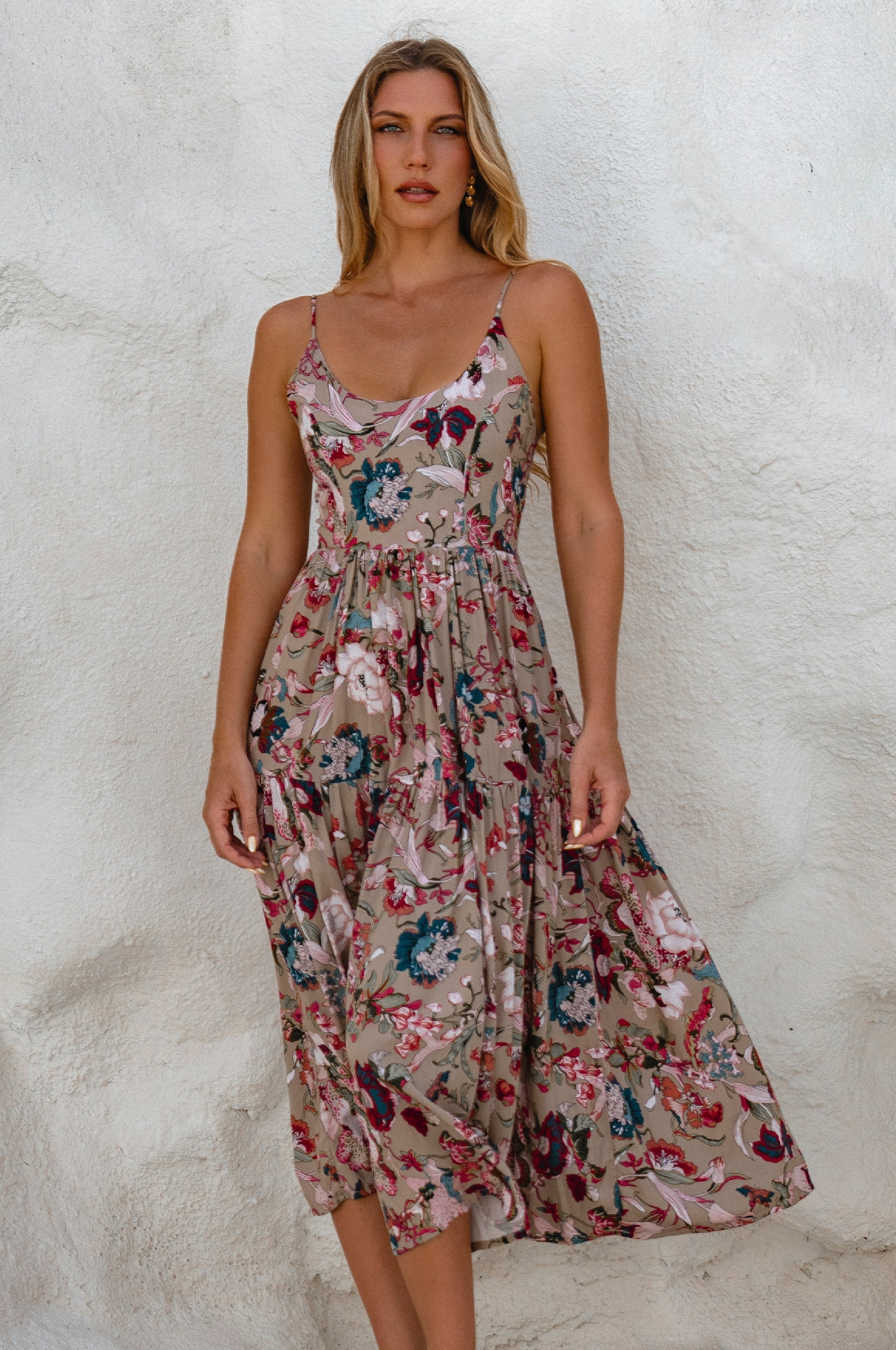 Sea Dreamer Strappy Midi Dress-thumbmail-5