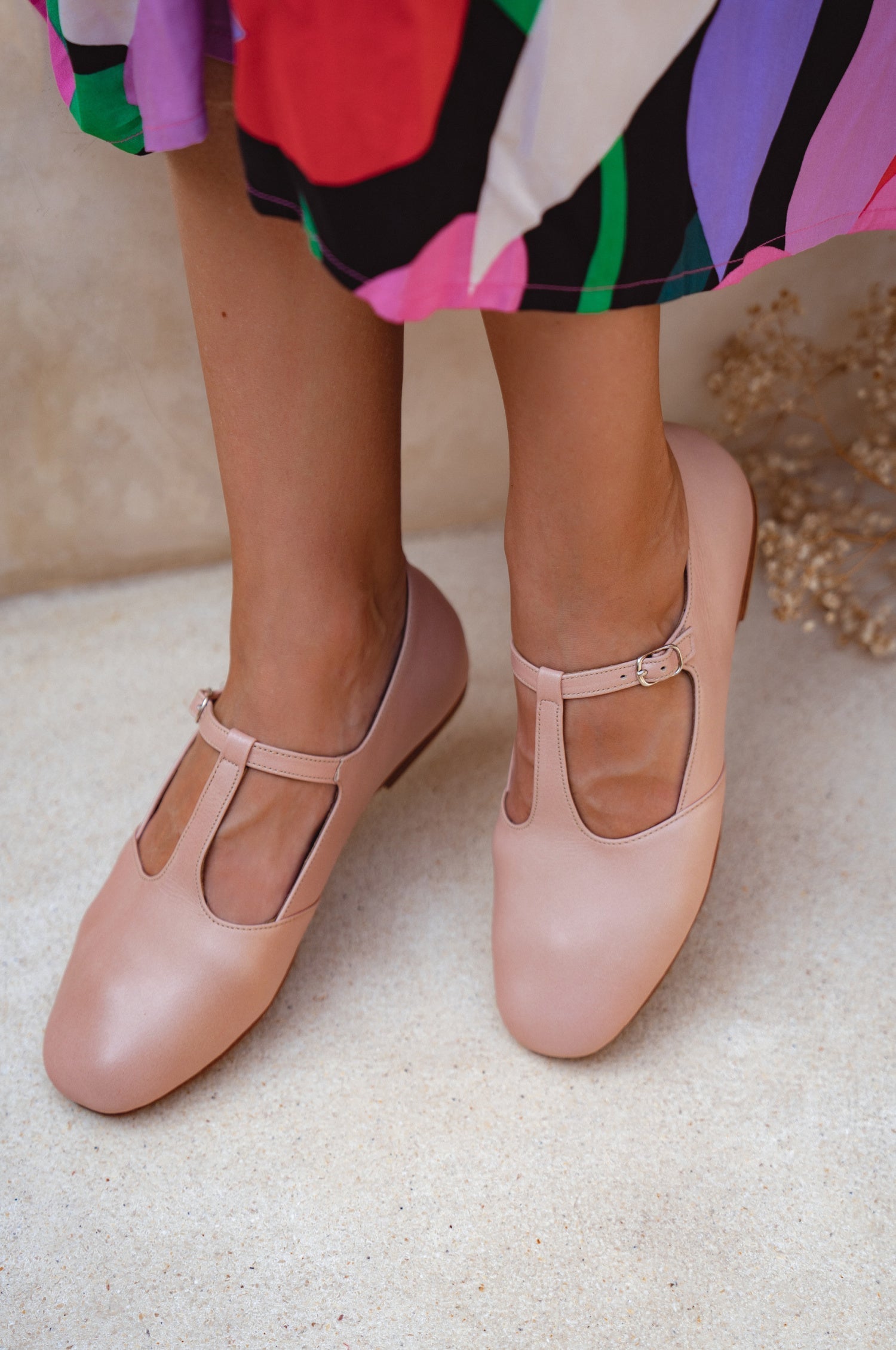 Simplicity Round Toe Ballet Flats-thumbmail-1