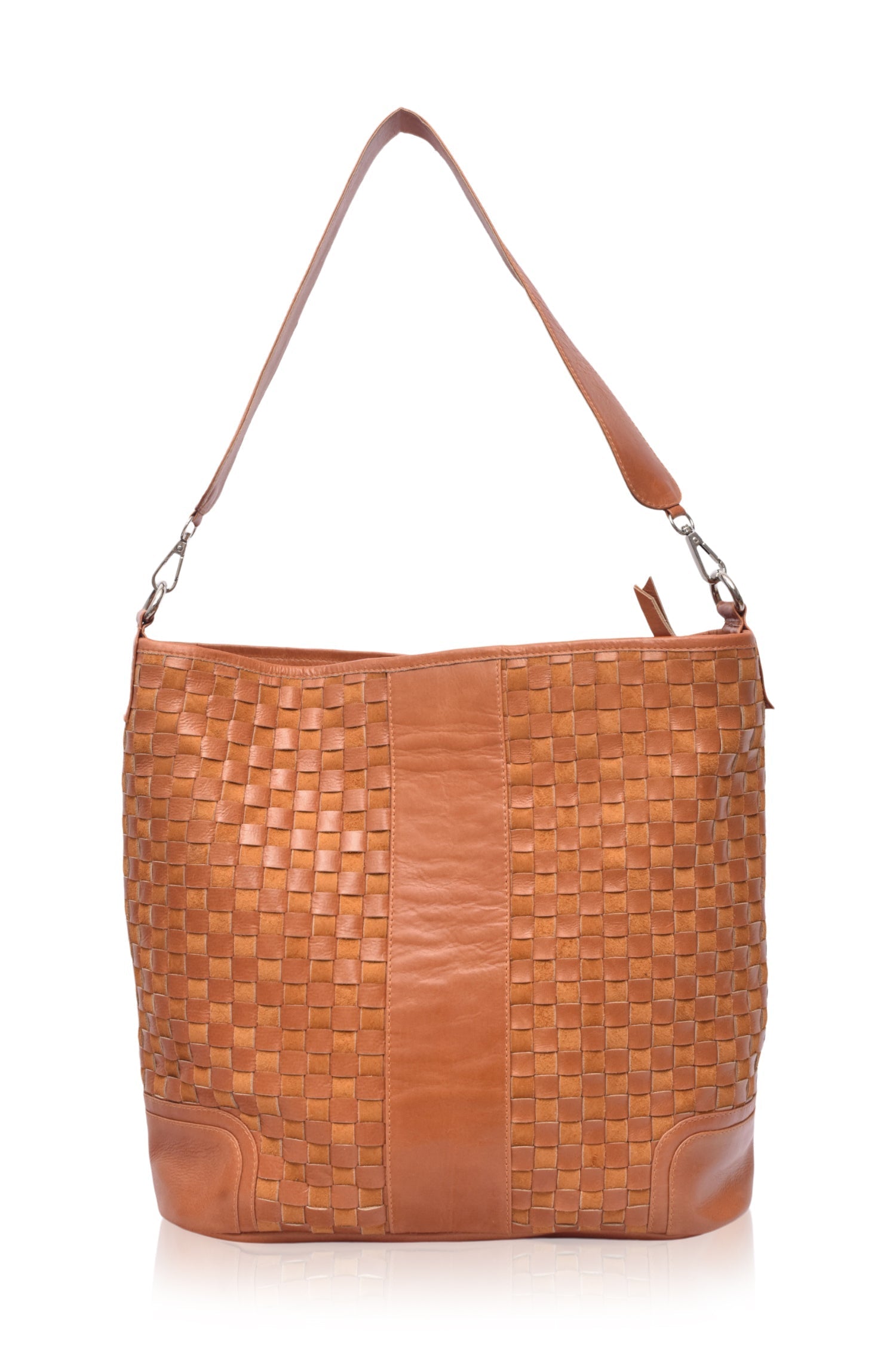 Soho Lane Woven Leather Shoulder Bag-thumbmail-1