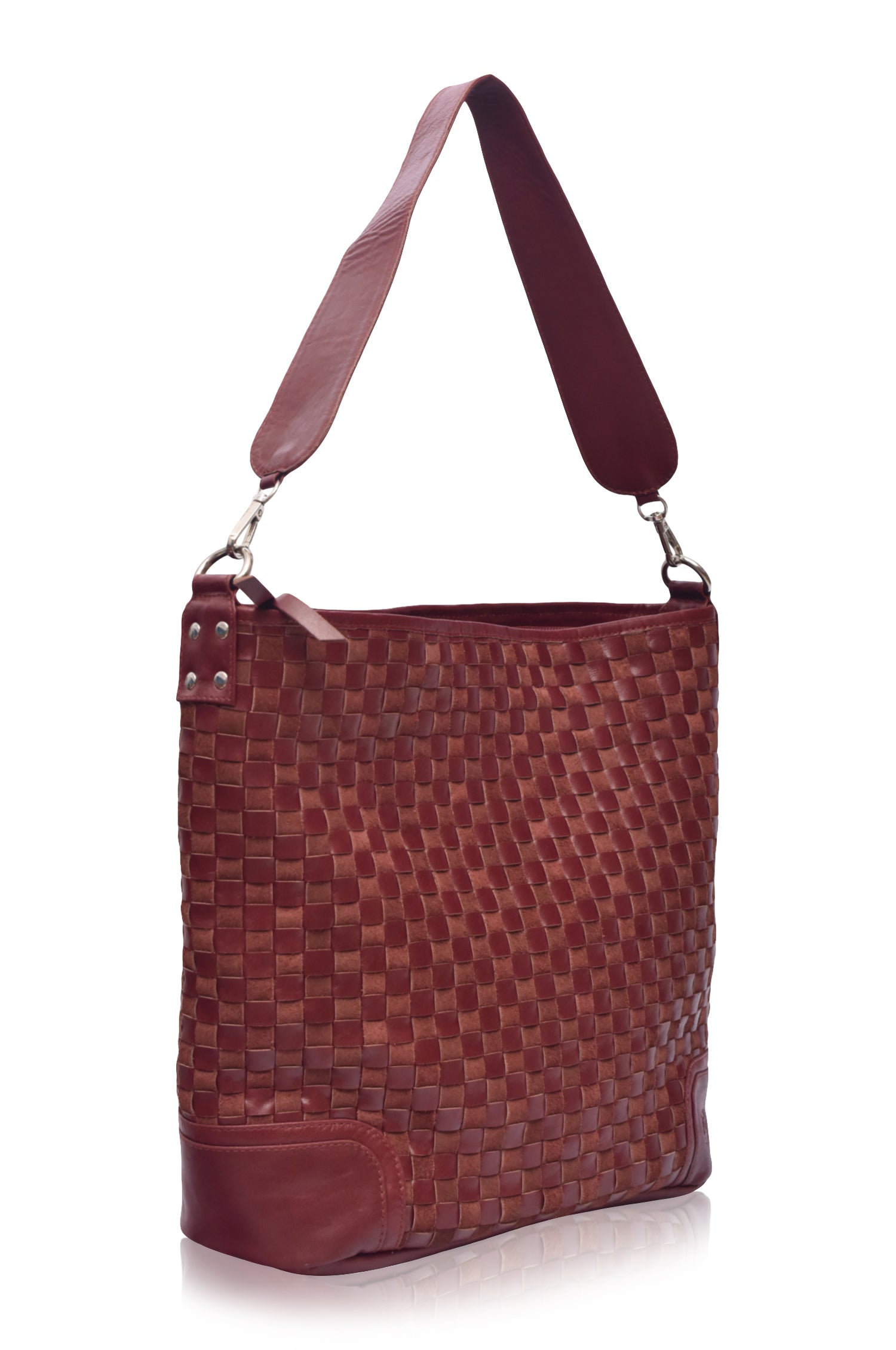 Soho Lane Woven Leather Shoulder Bag-thumbmail-5