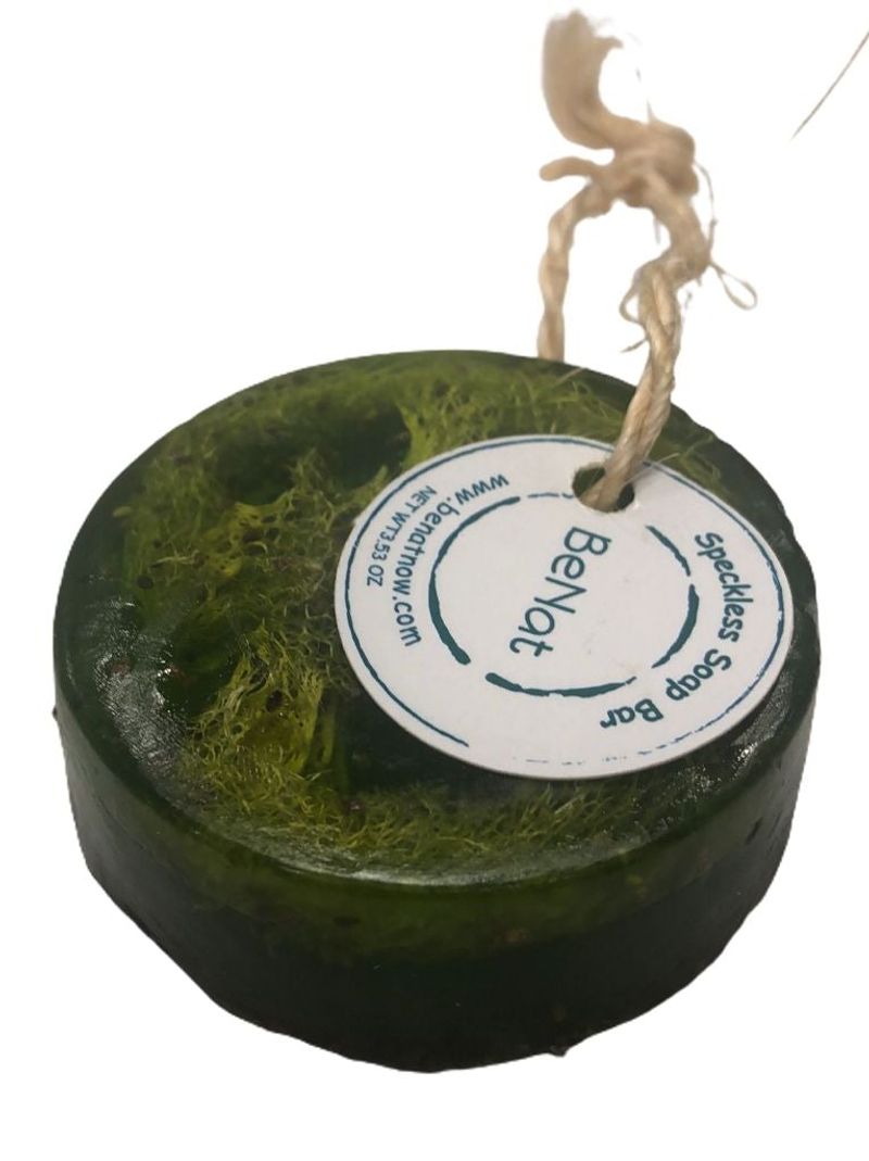 Speckless Soap Bar. Chia, Lemon, Parsley, and Coconut Oil.-thumbmail-9