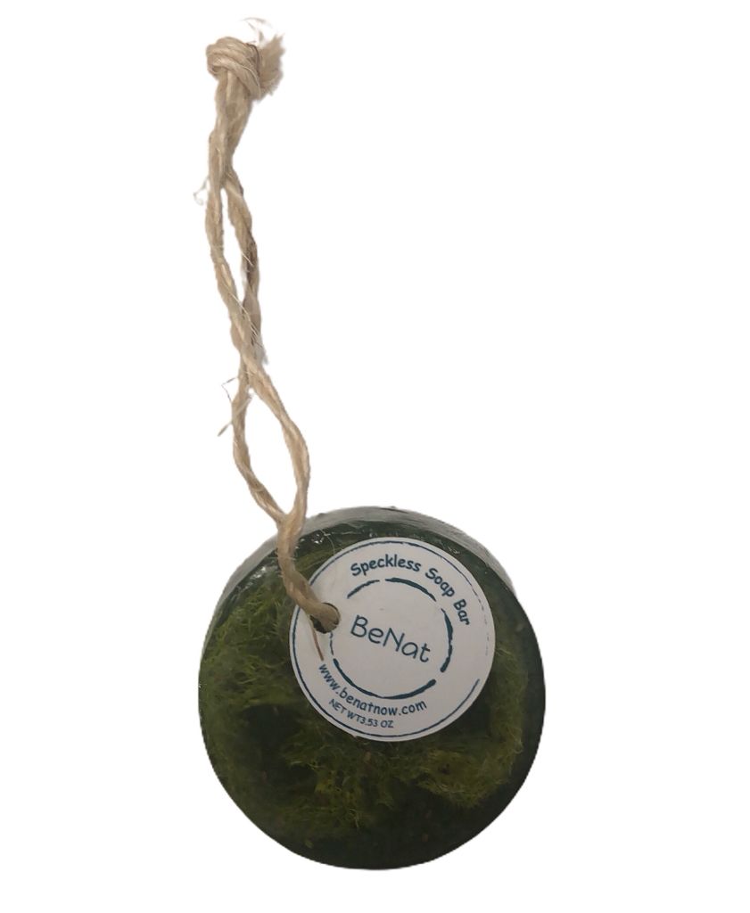 Speckless Soap Bar. Chia, Lemon, Parsley, and Coconut Oil.-thumbmail-10