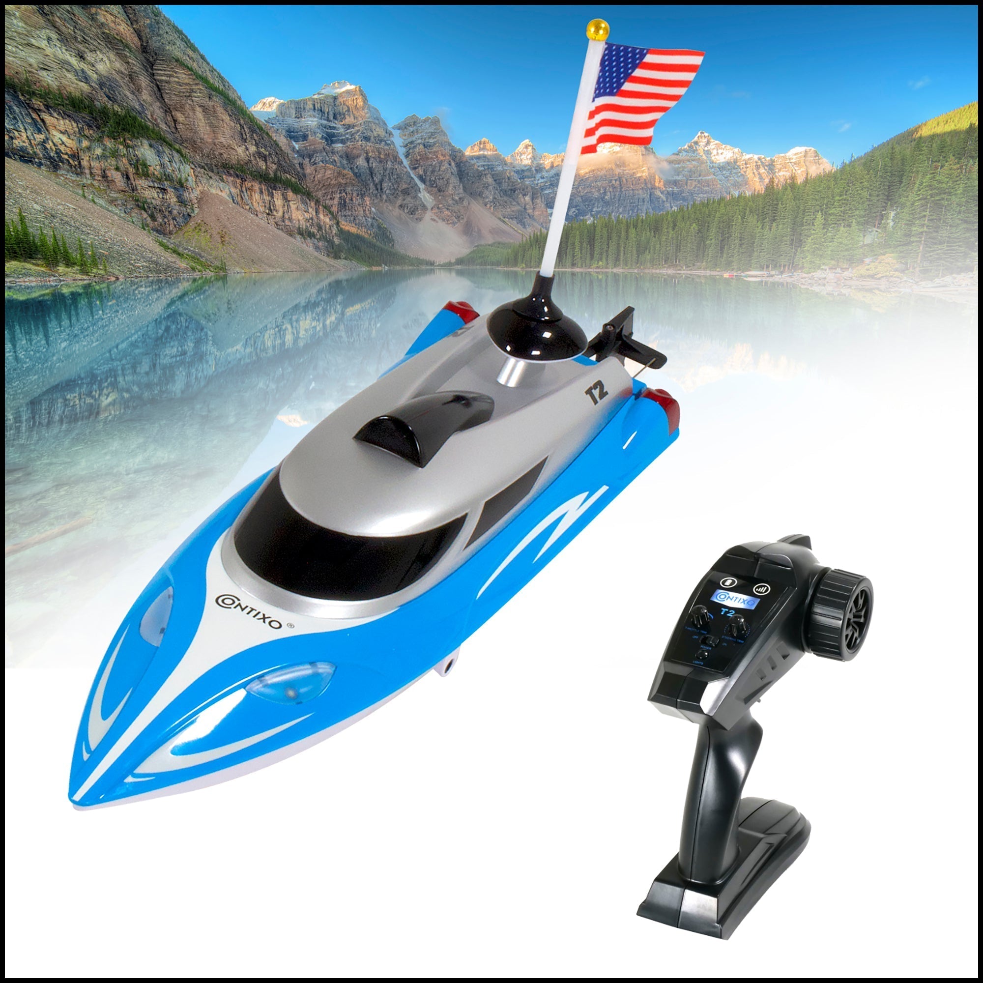 Contixo T2 Boat RC -Spare Transmitter Remote Controller-thumbmail-5