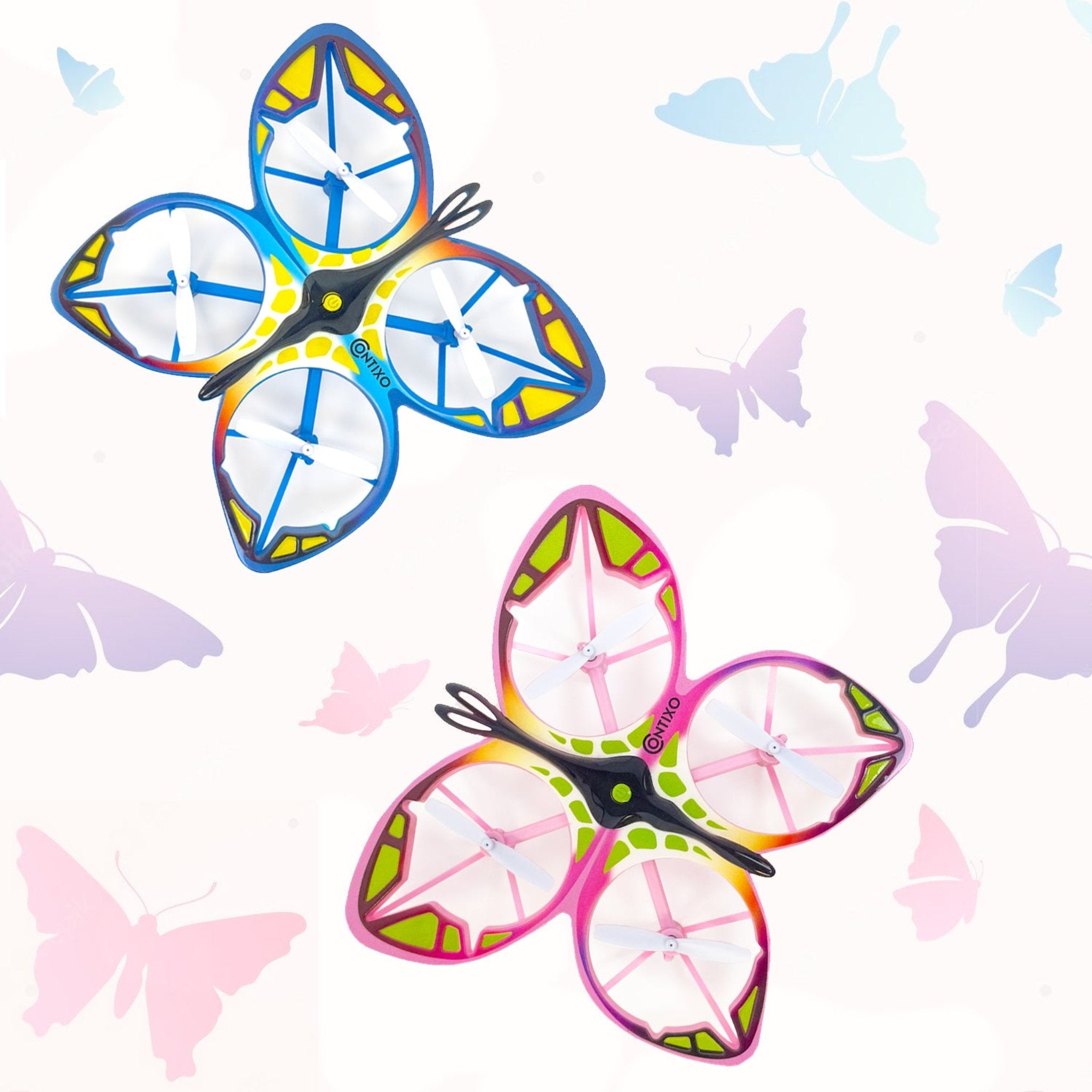 Contixo TD2 Butterfly Kids Drone - LED Lights, 360- Stunts, 14-thumbmail-3