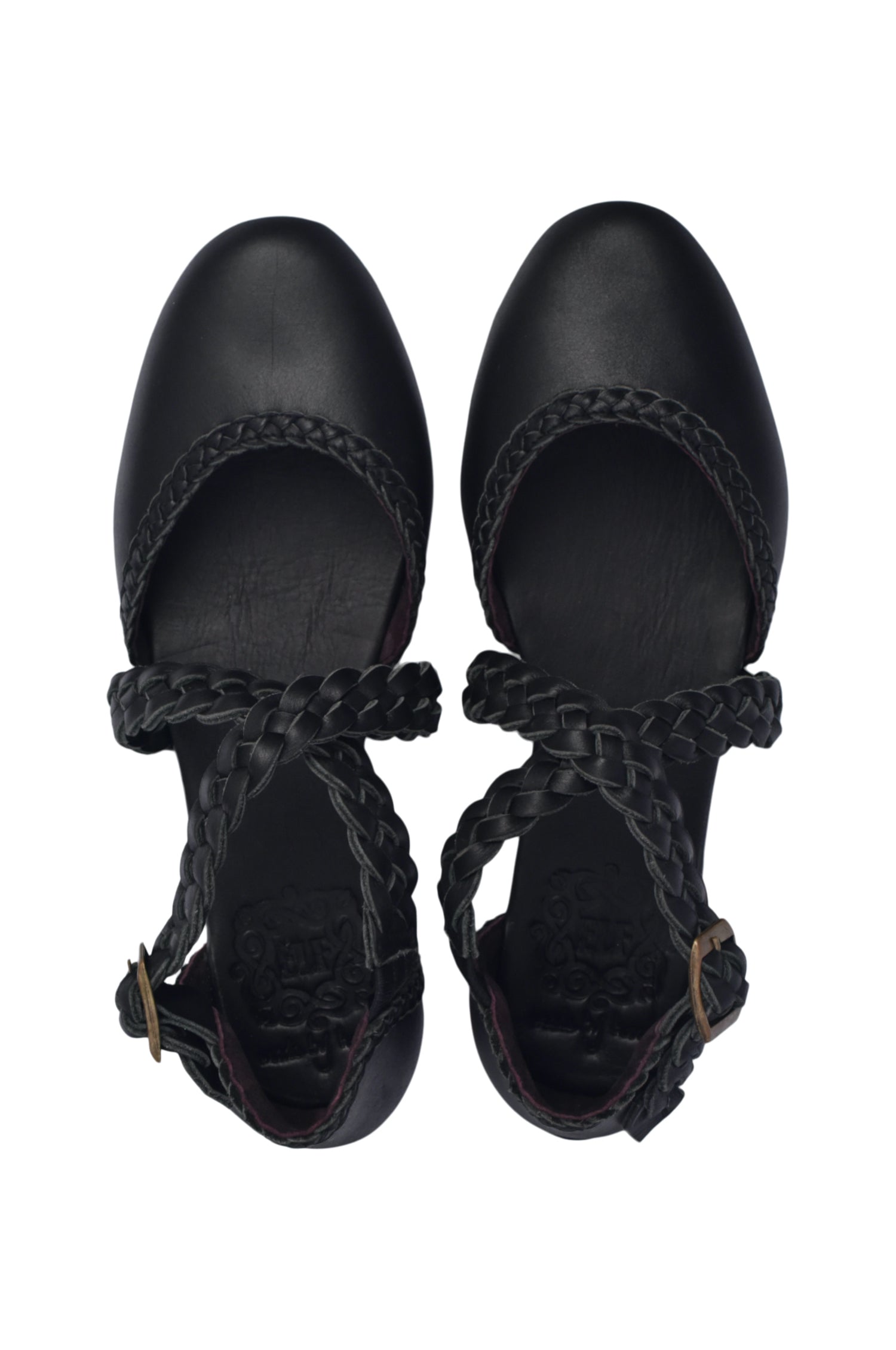 Tallulah Braided Leather Flats-thumbmail-1