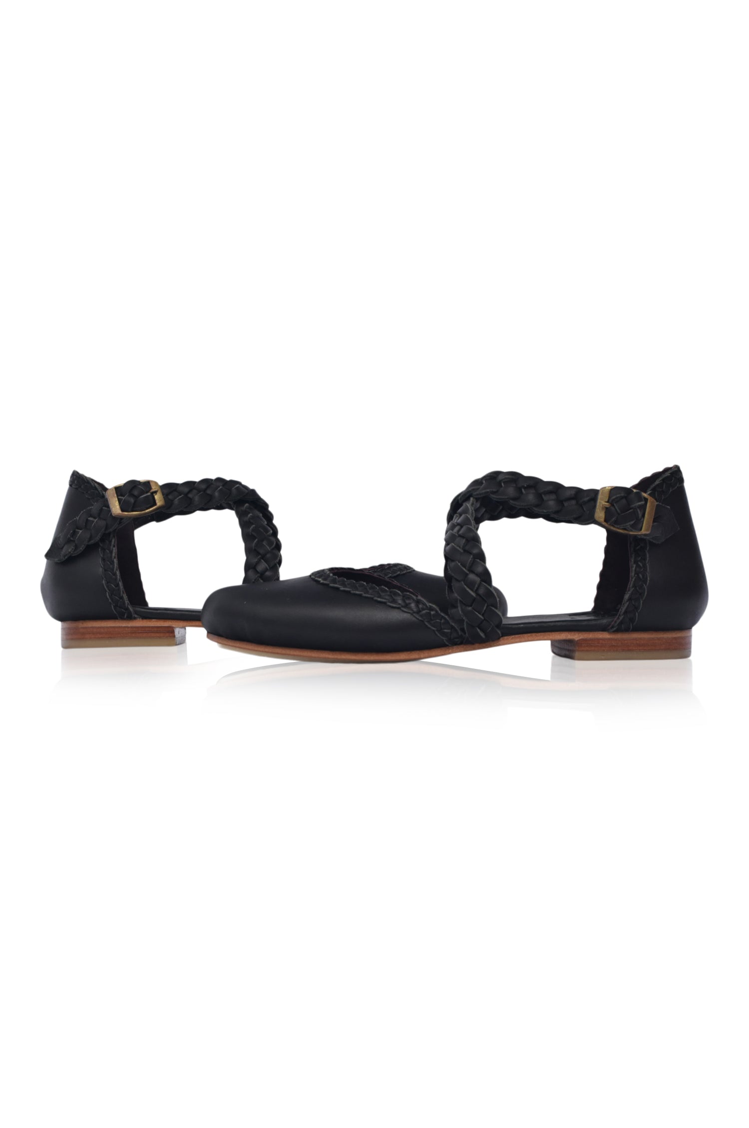 Tallulah Braided Leather Flats-thumbmail-7
