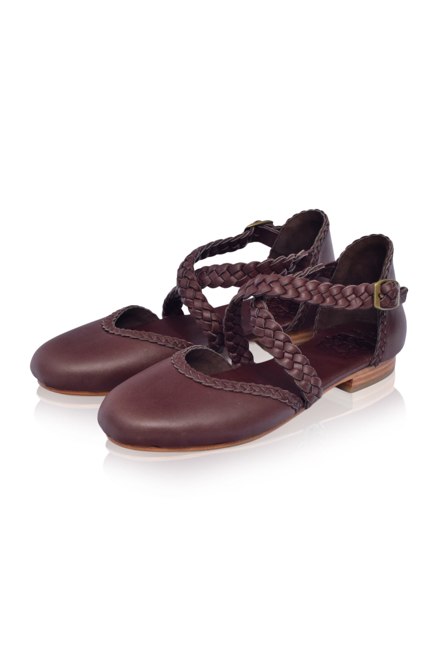 Tallulah Braided Leather Flats-thumbmail-6