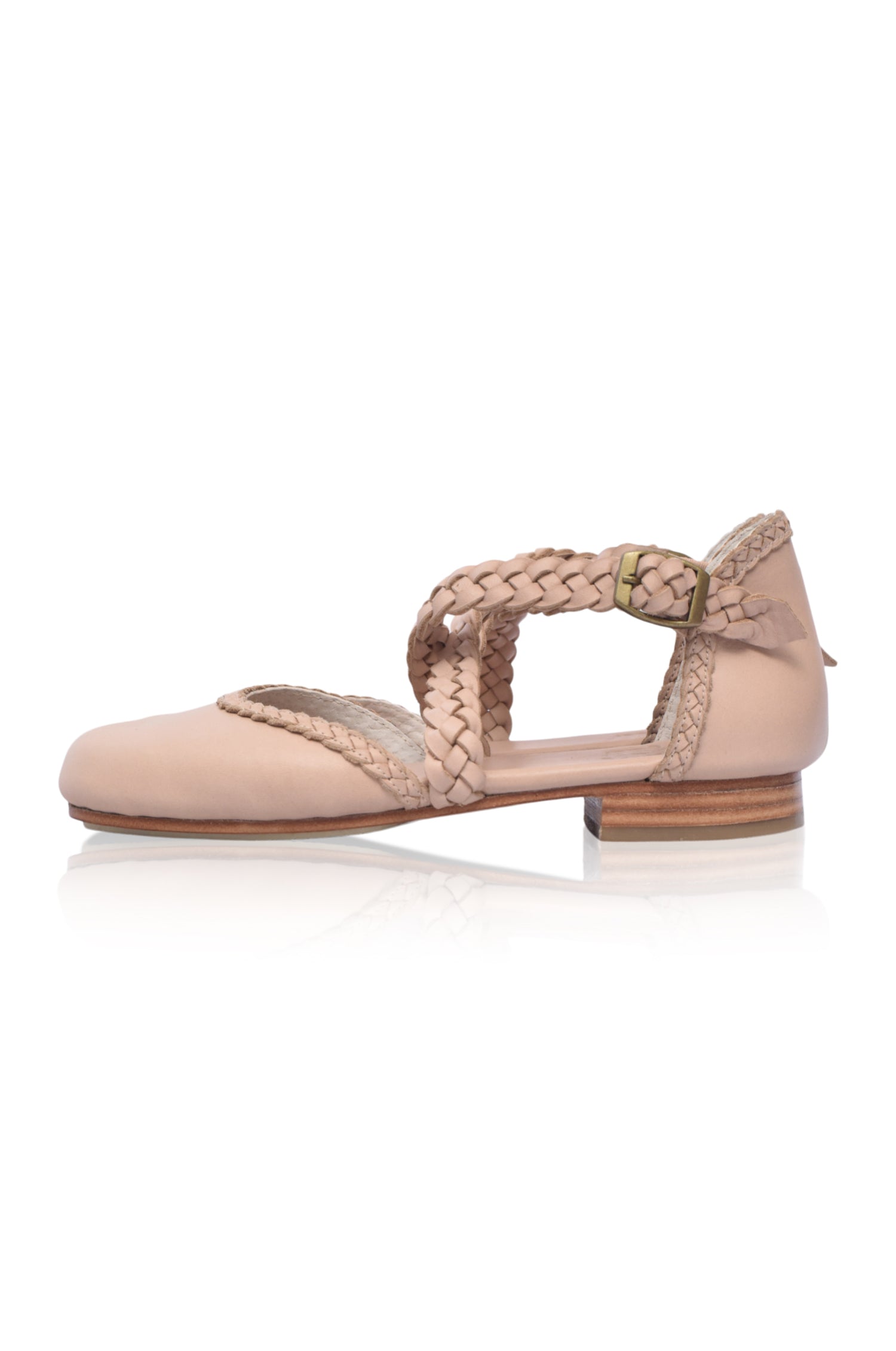 Tallulah Braided Leather Flats-thumbmail-7