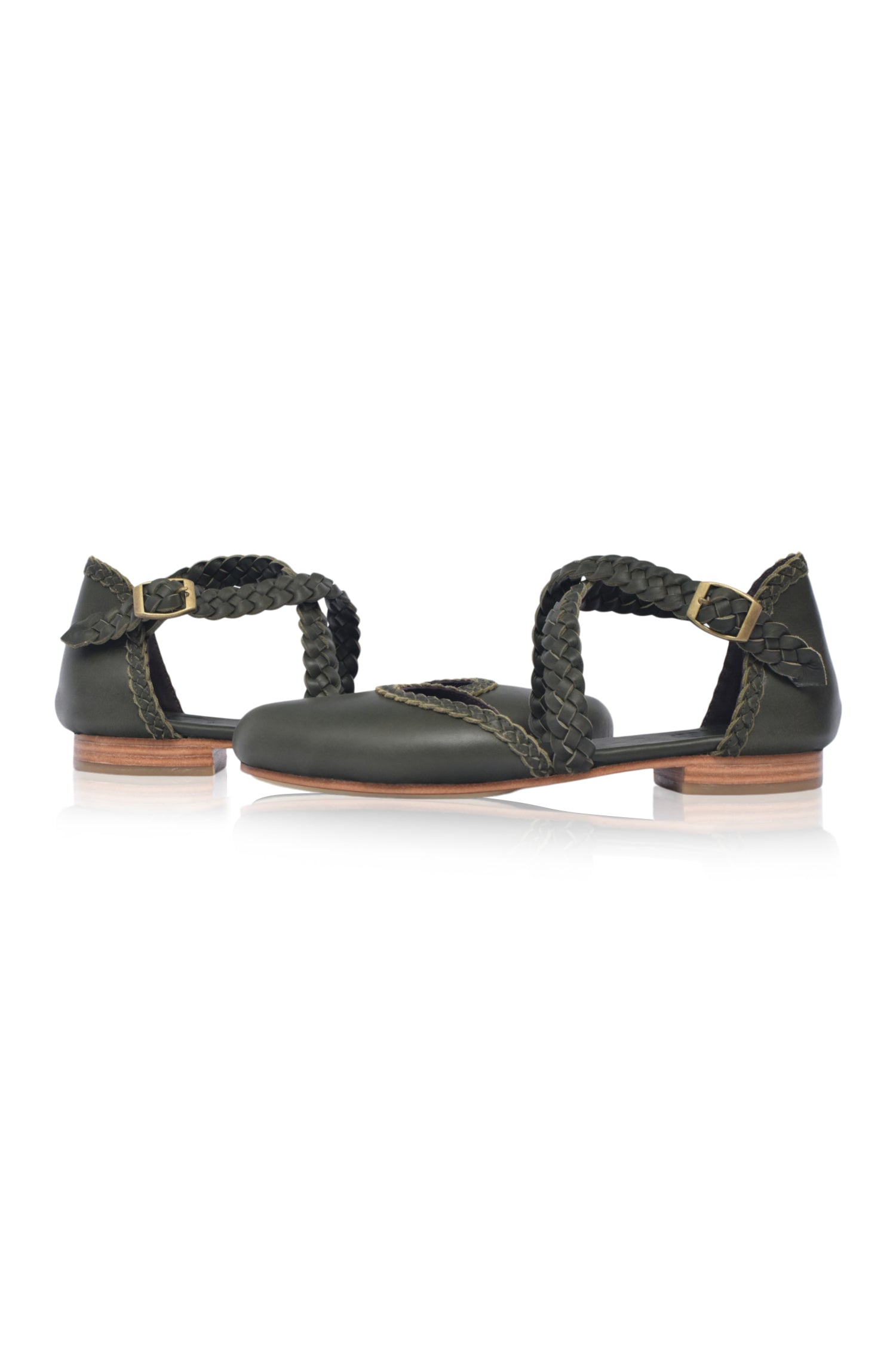 Tallulah Braided Leather Flats-thumbmail-9