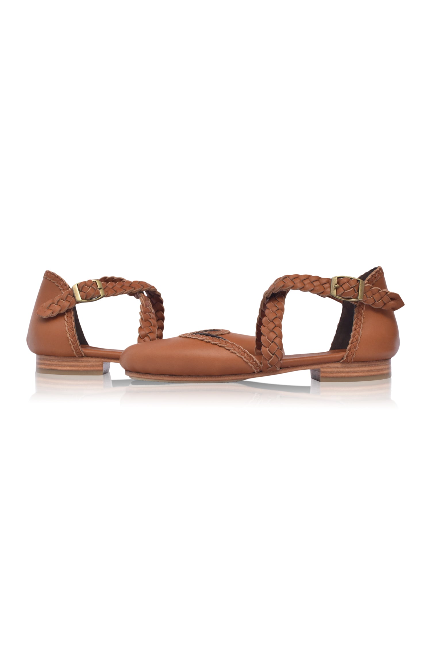 Tallulah Braided Leather Flats-thumbmail-10