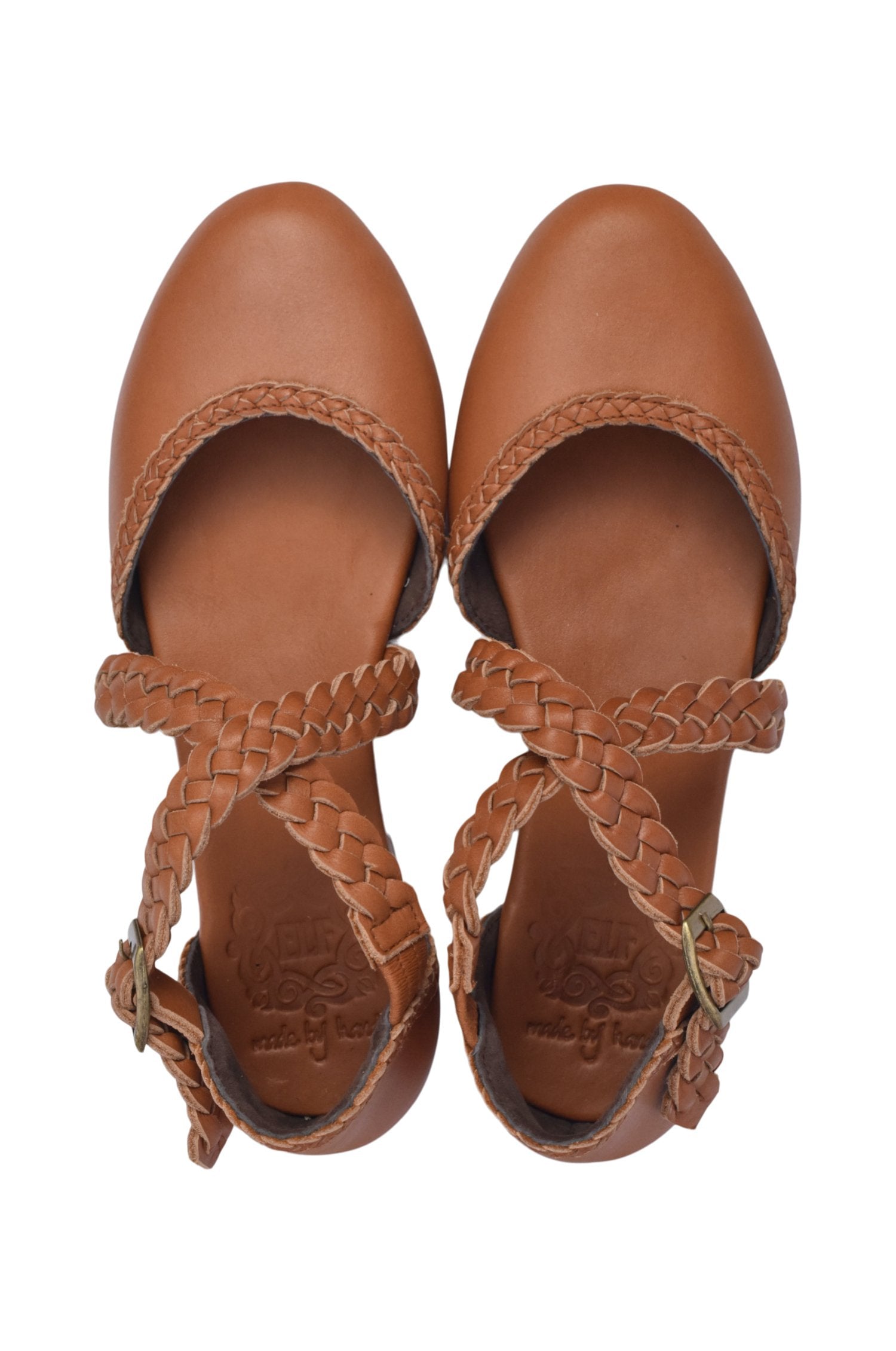 Tallulah Braided Leather Flats-thumbmail-4