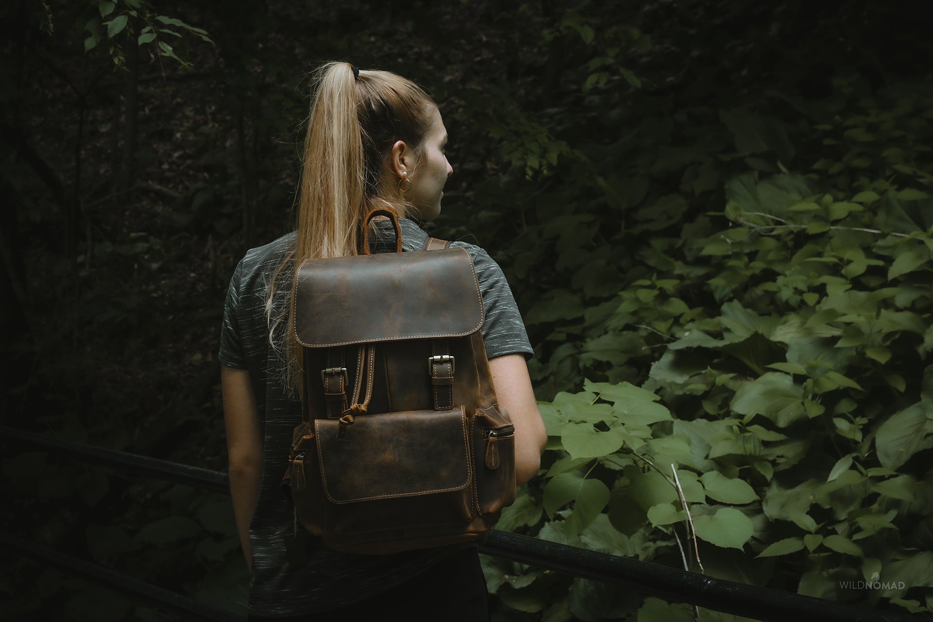 The Hagen Backpack | Vintage Leather Backpack-thumbmail-3