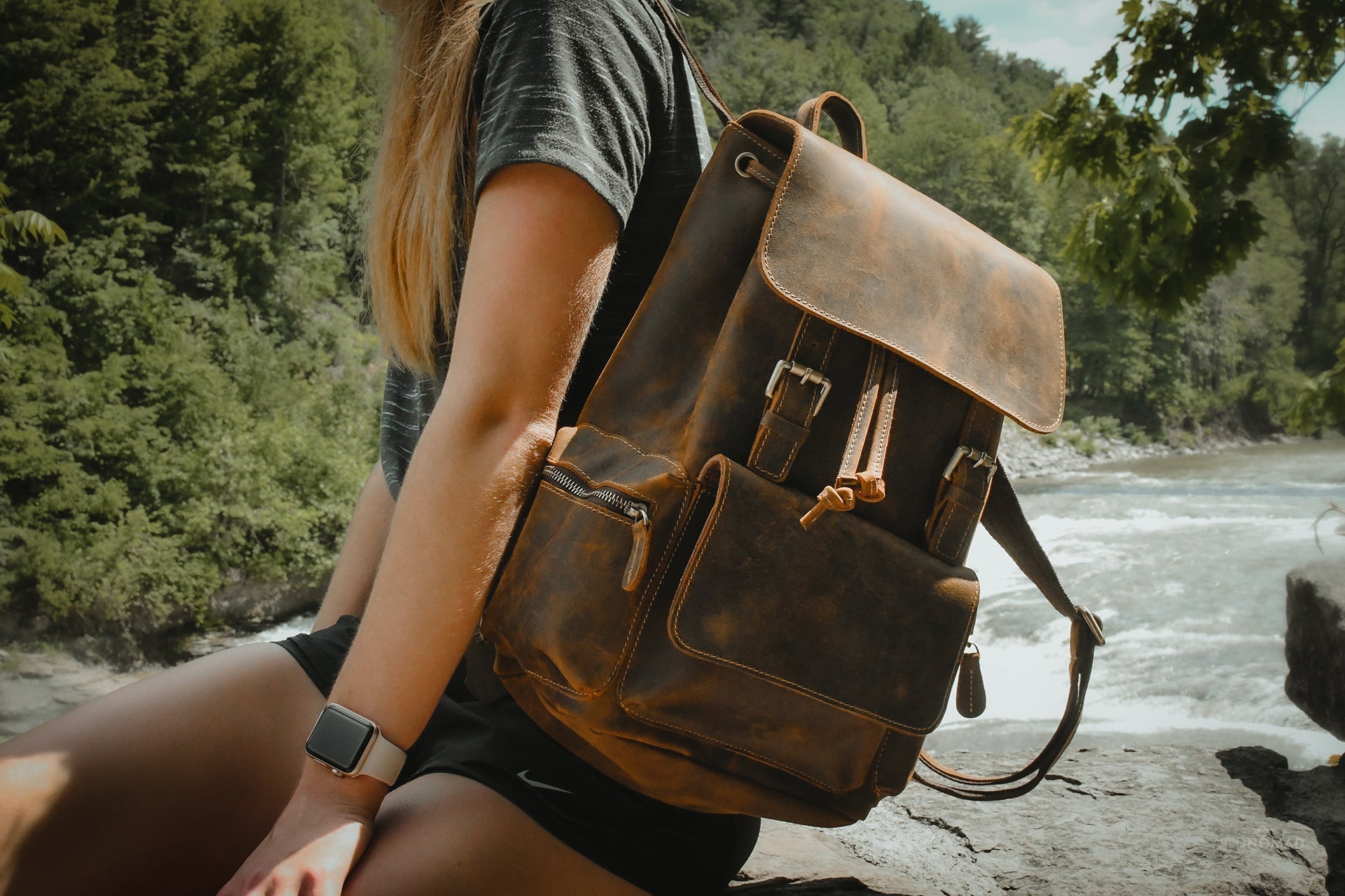 The Hagen Backpack | Vintage Leather Backpack-thumbmail-1