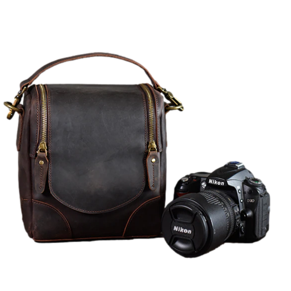 The Calista | Small Leather Camera Bag - Leather Camera Lens Case-thumbmail-3