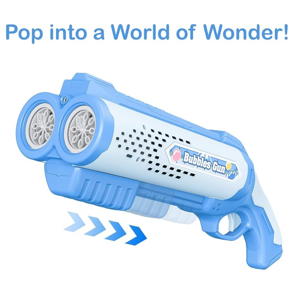 Contixo Pump Action Bubble Blaster - Automatic Bubble Machine-thumbmail-1