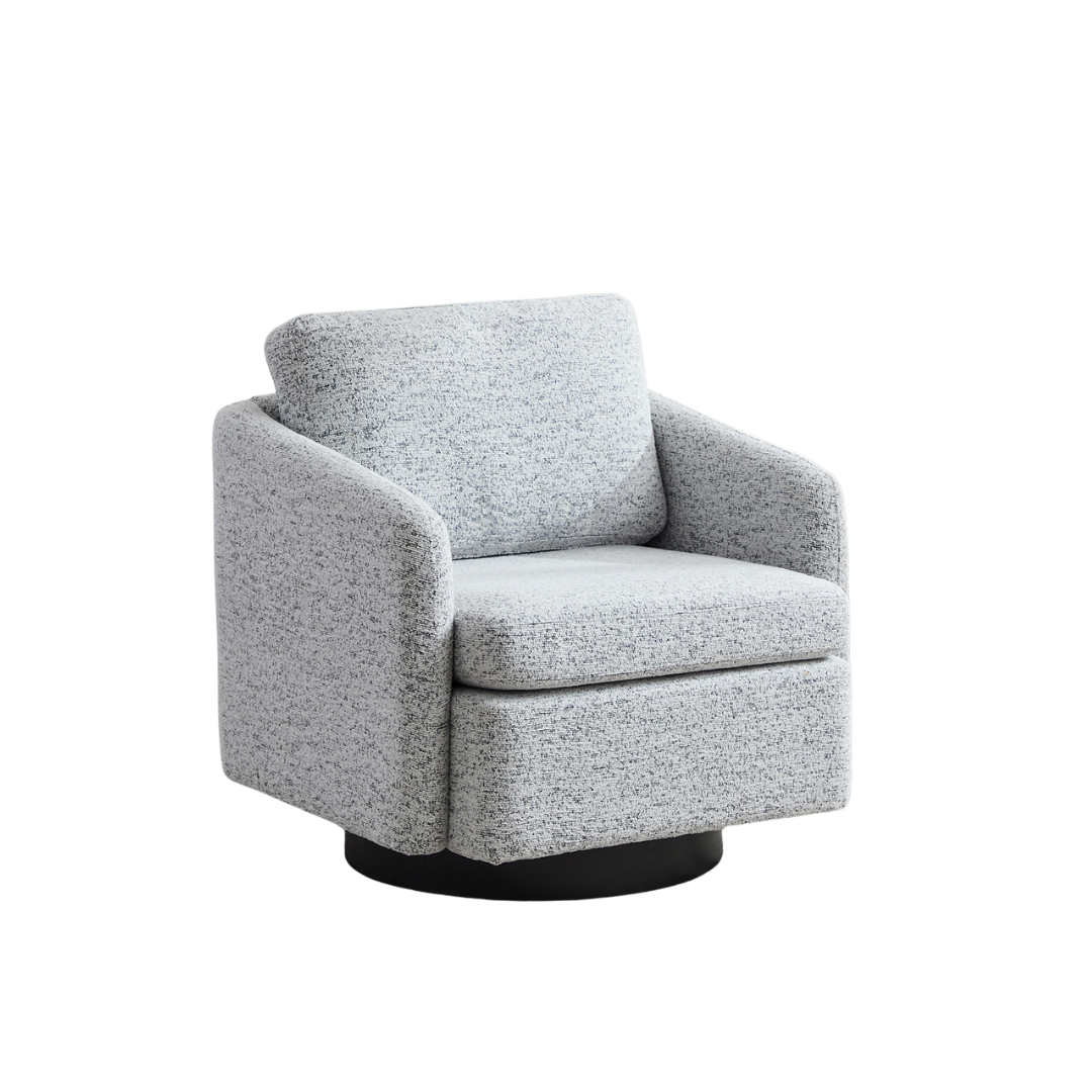 31.5"W  Comfy Round Swivel Accent Chair-thumbmail-8
