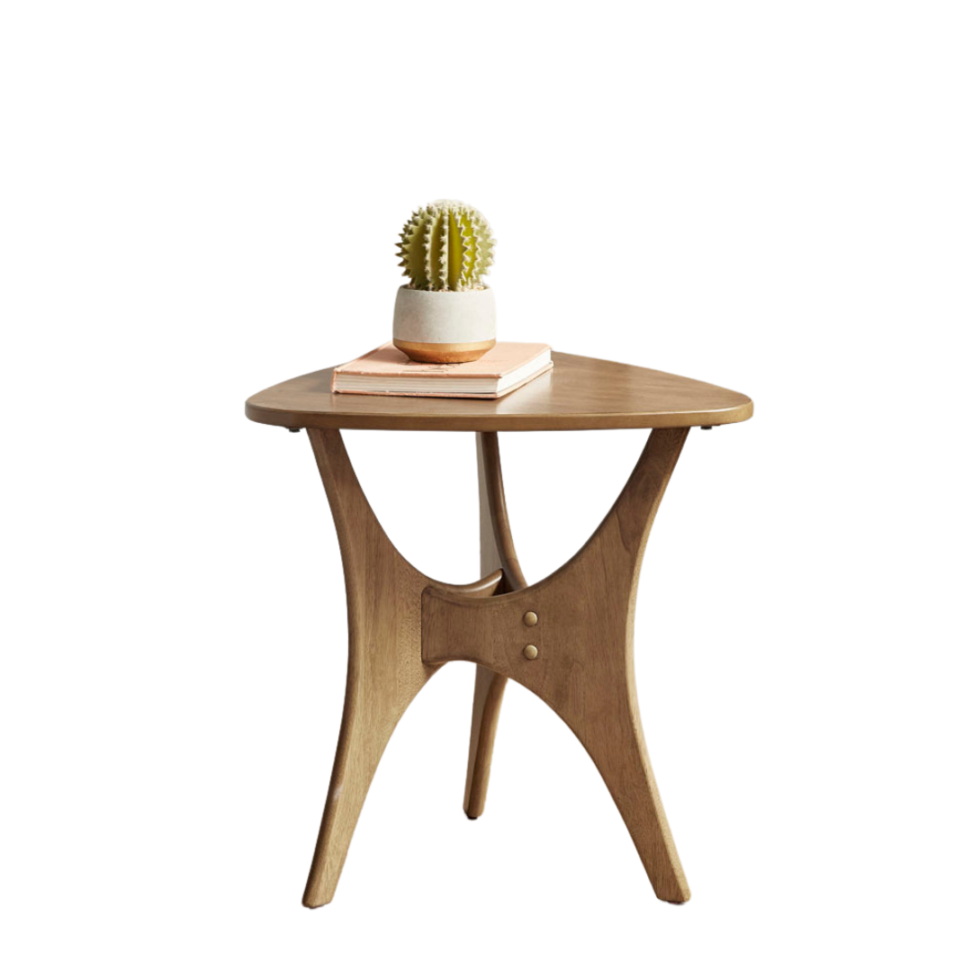 Triangle Wood Side Table-thumbmail-4