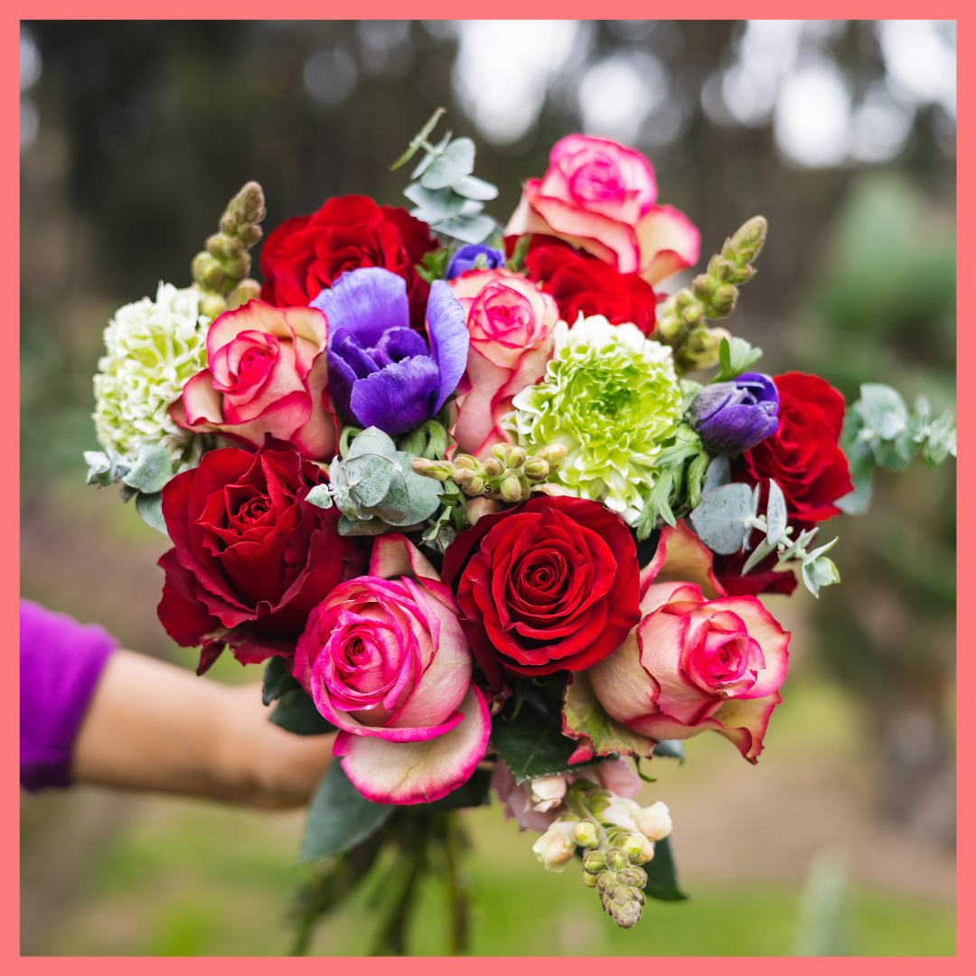 Winter Holiday Flower Bouquet - Lux Size-thumbmail-2