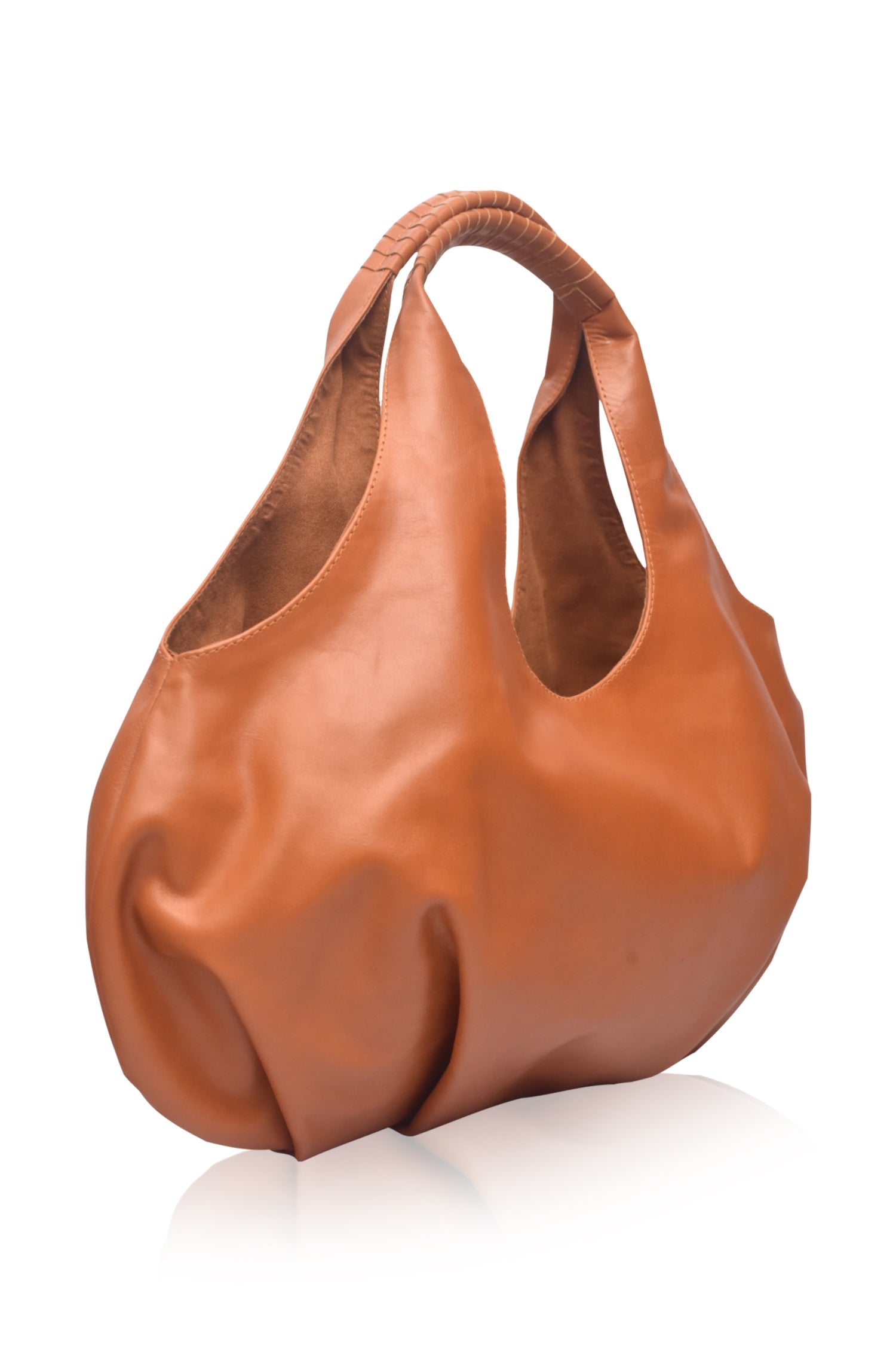 Velara Small Slouchy Leather Tote-thumbmail-5