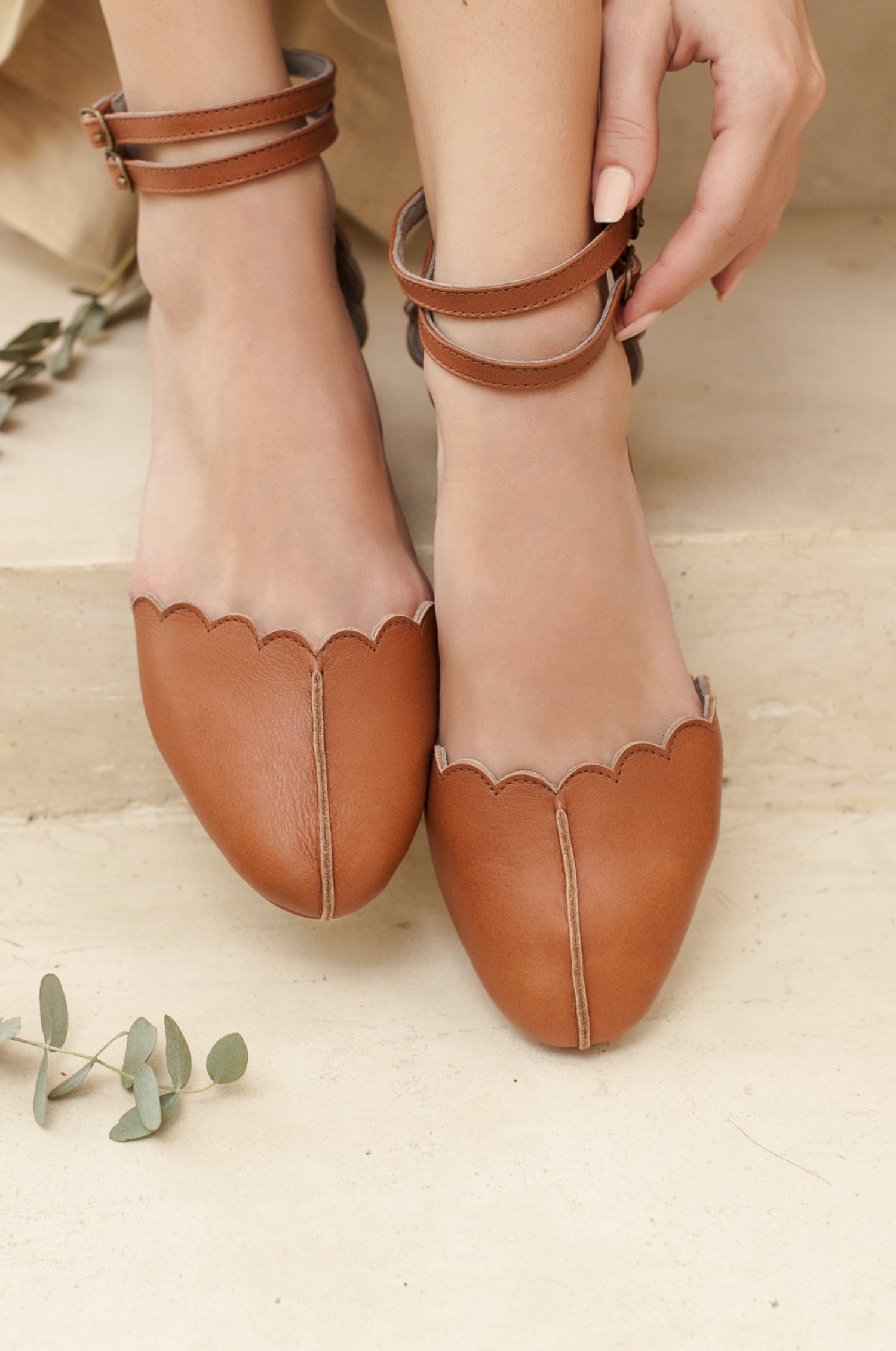 Venus Leather Flats-thumbmail-3
