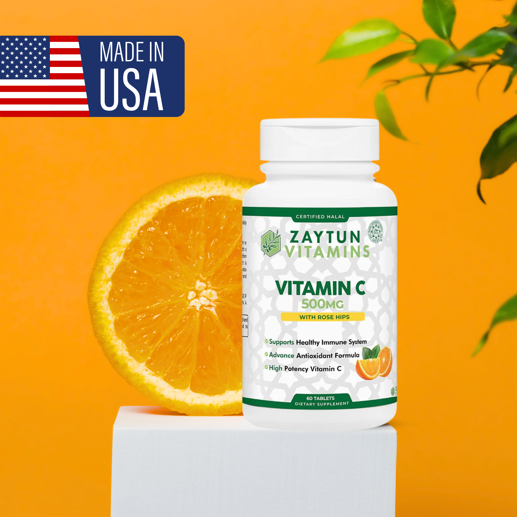 Halal Vitamin C 500mg Tablets (3-Pack)-thumbmail-3